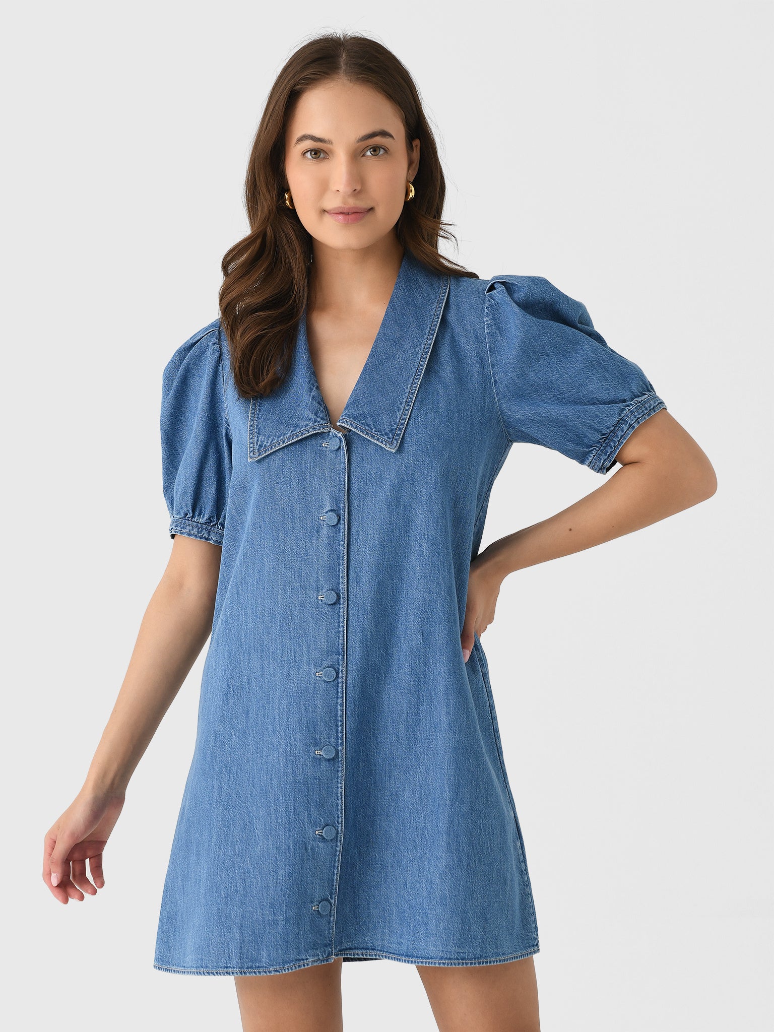 Frame Women's Denim Sailor Dress Frame Women's Denim Sailor Dress