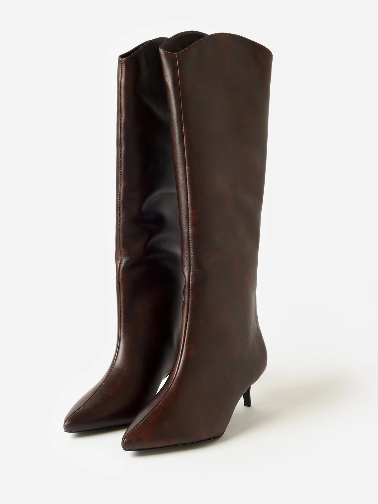 Schutz Women's Maryana Lo Leather Boot - Saint Bernard