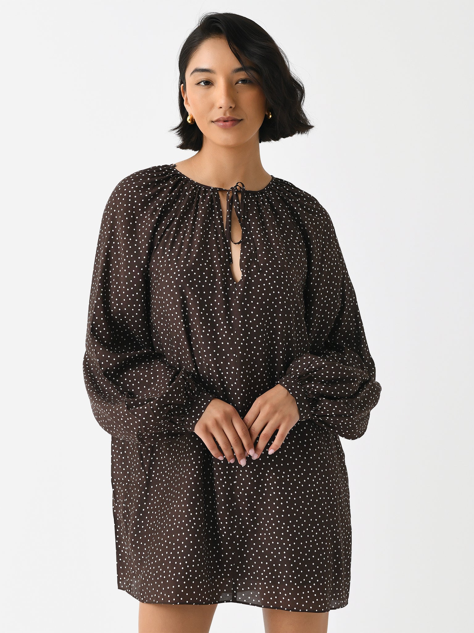 peony mini dress Peony Women's Forever Mini Dress, Freckle | Size: Small
