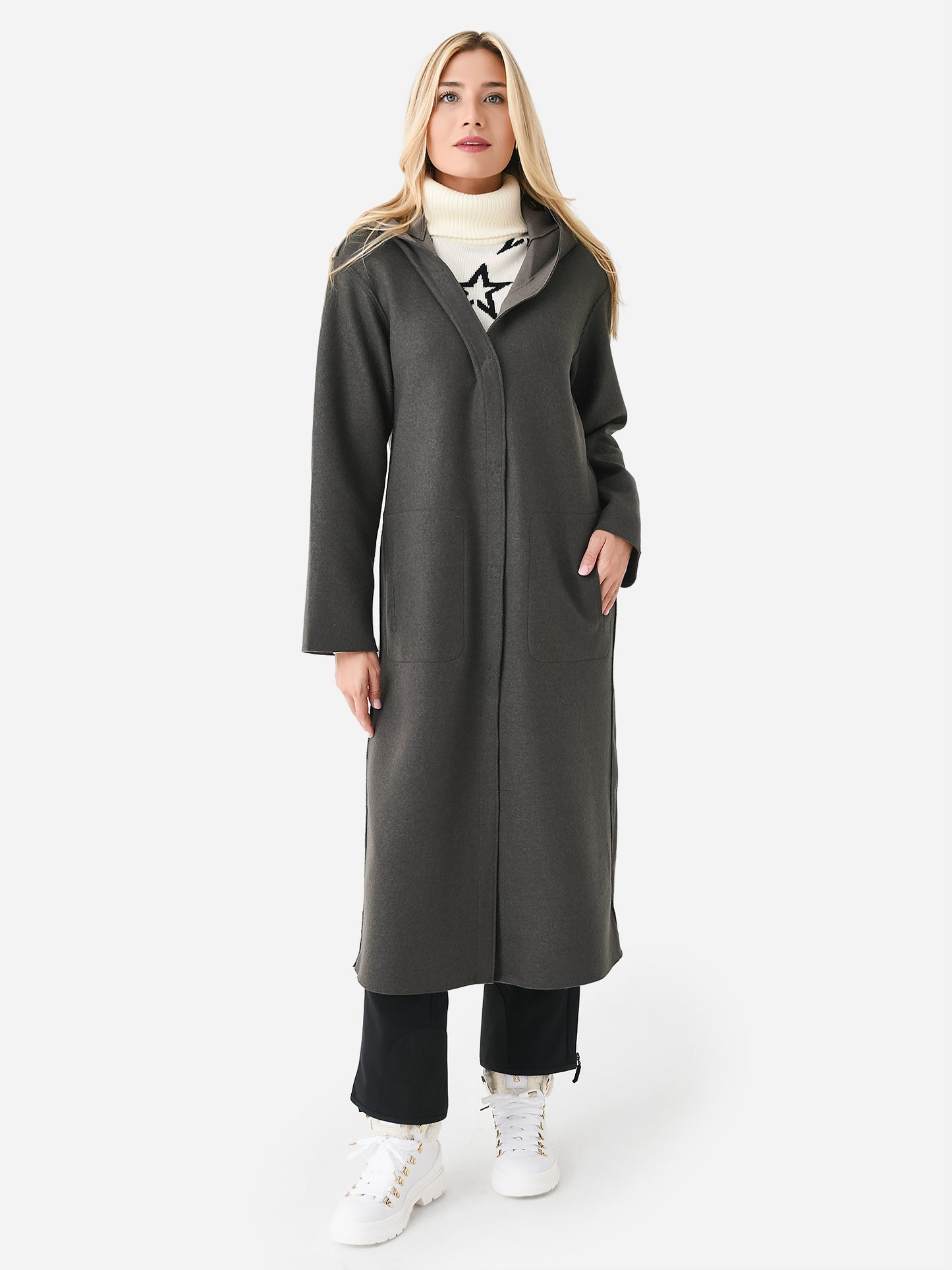 Frauenschuh Women's Olivia Hooded Wool Coat - Saint Bernard