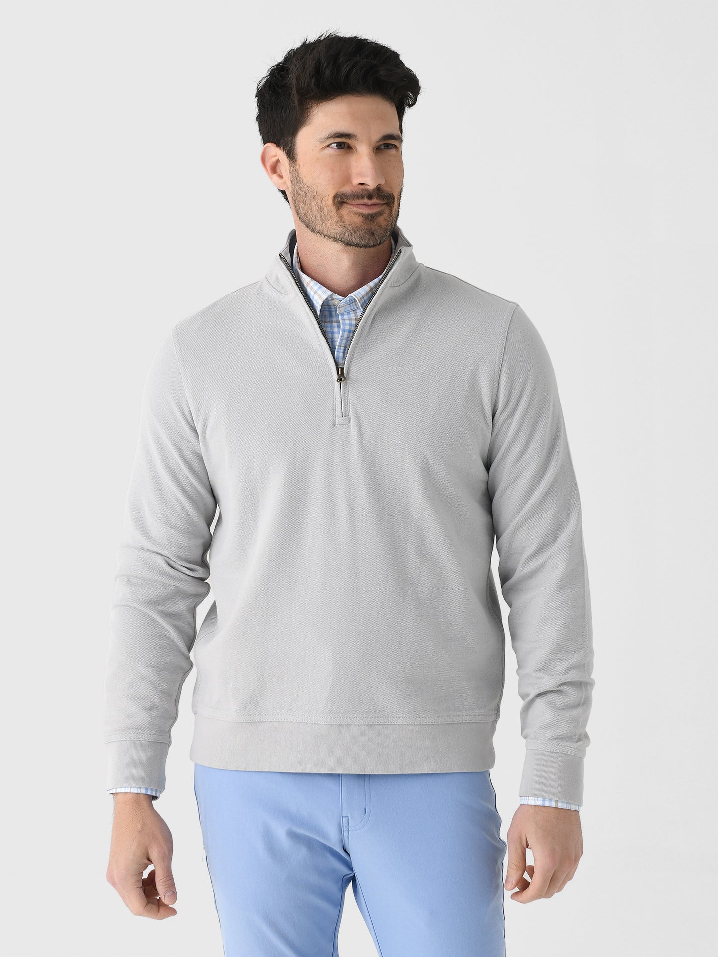 Billy Reid Men's Cullman Half-Zip - Saint Bernard