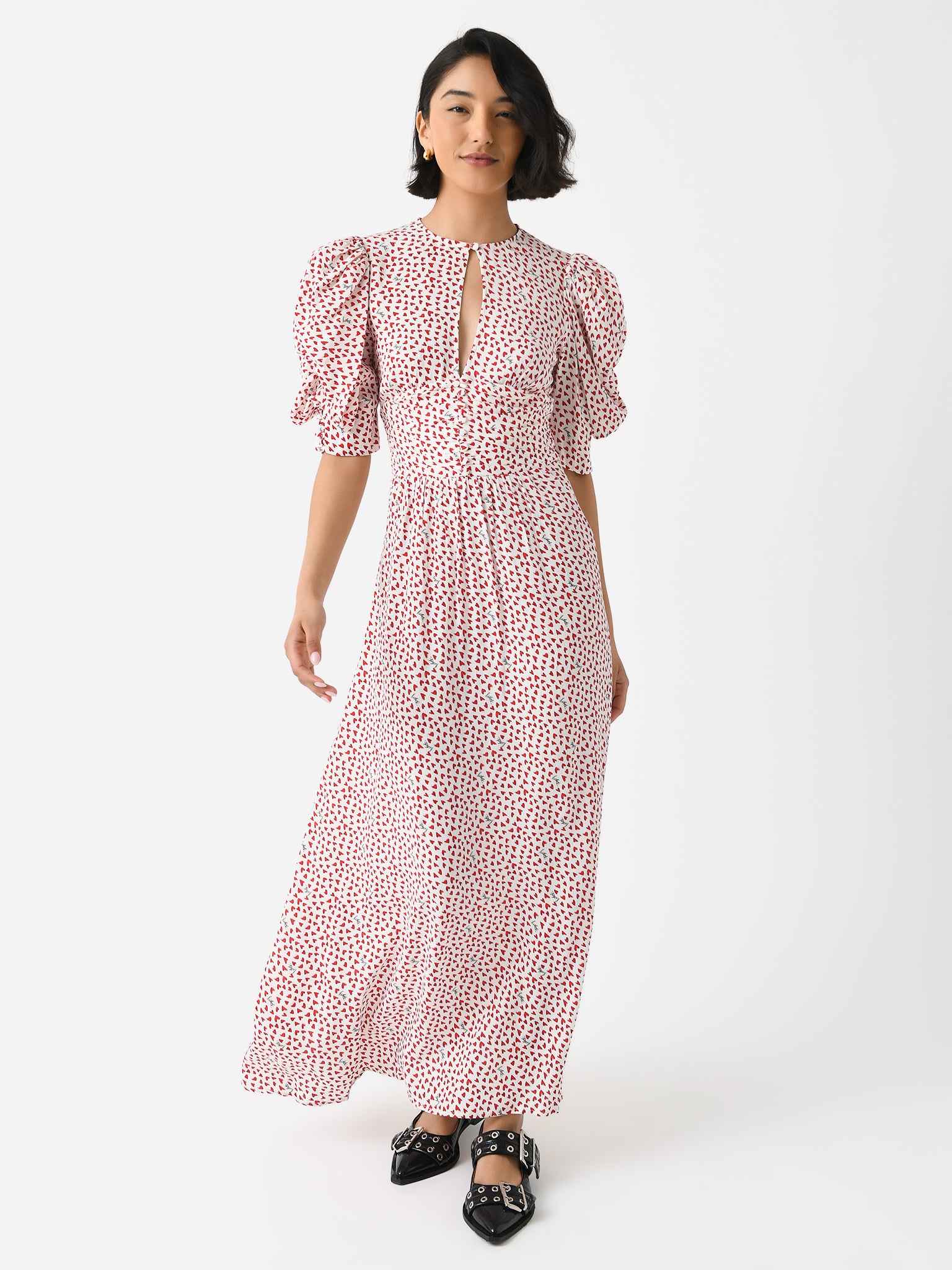 Rotate Women's Printed Maxi Flowy Dress Saint Bernard Rotate Women's Printed Maxi Flowy Dress Saint Bernard