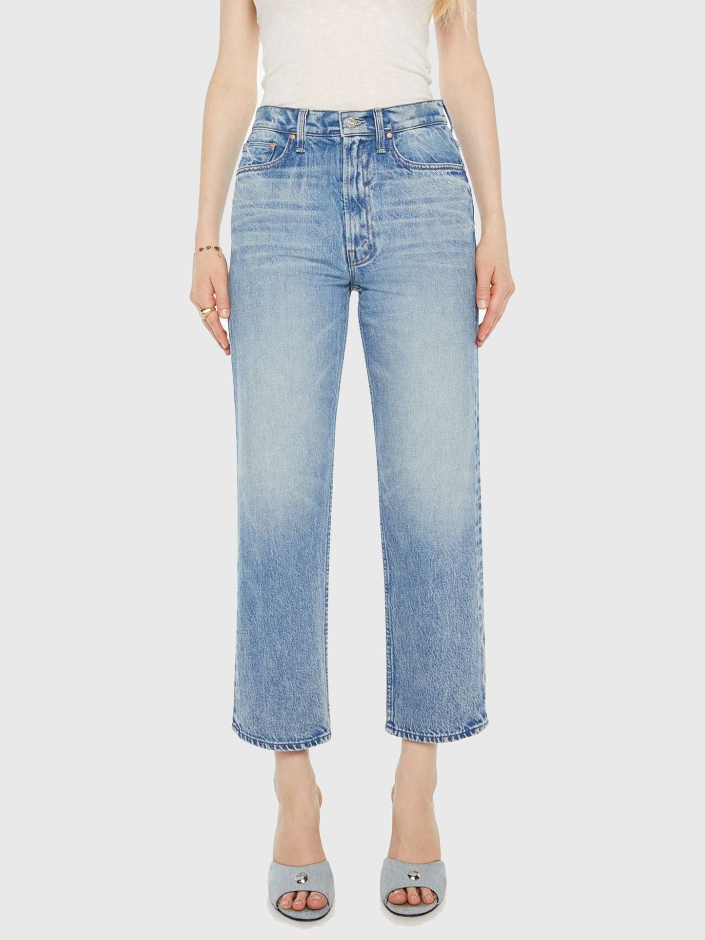 Mother Women's The Newbie Ankle Jean - Saint Bernard