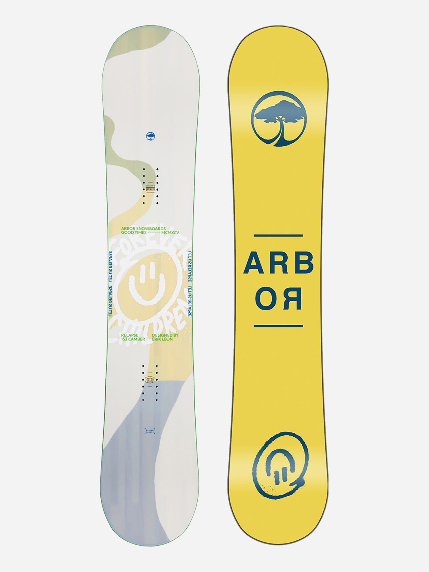 Arbor Relapse Camber Snowboard 2024 - Saint Bernard