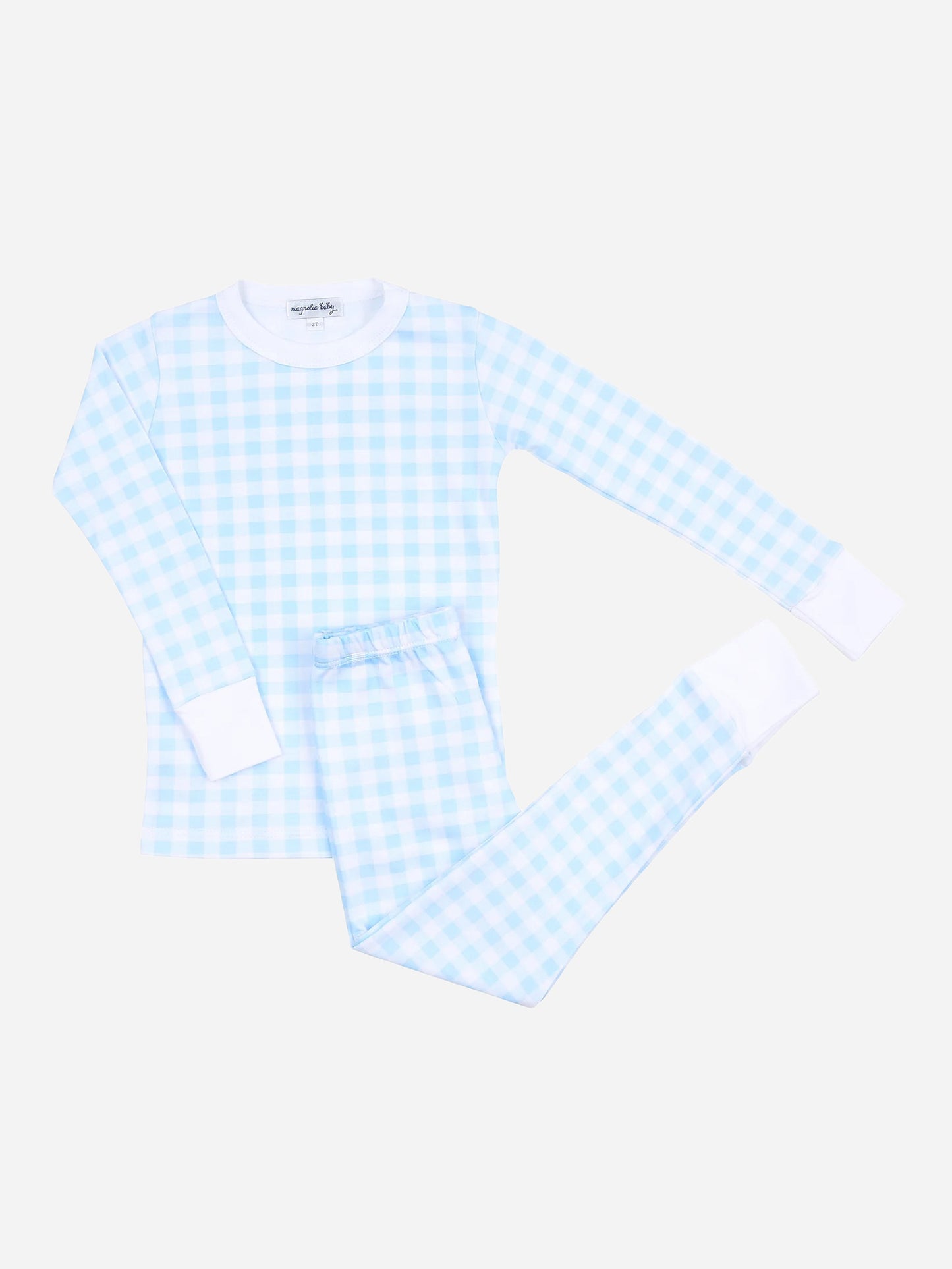 Magnolia Baby Boys' Checks Pajama Set - Saint Bernard