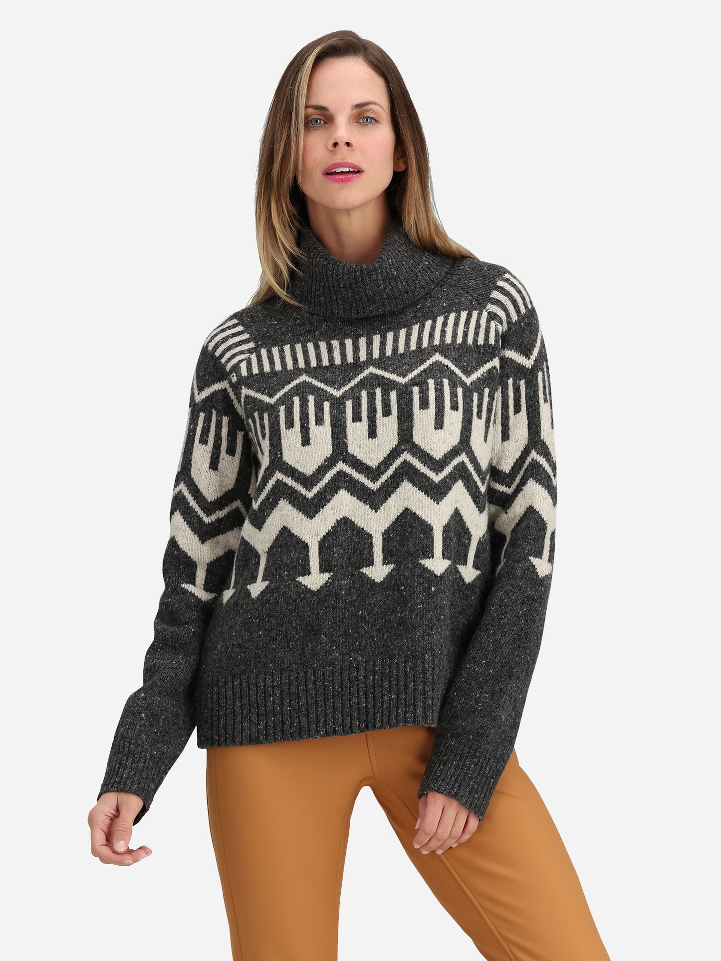 Obemeyer Women's Willow Turtleneck Sweater - Saint Bernard