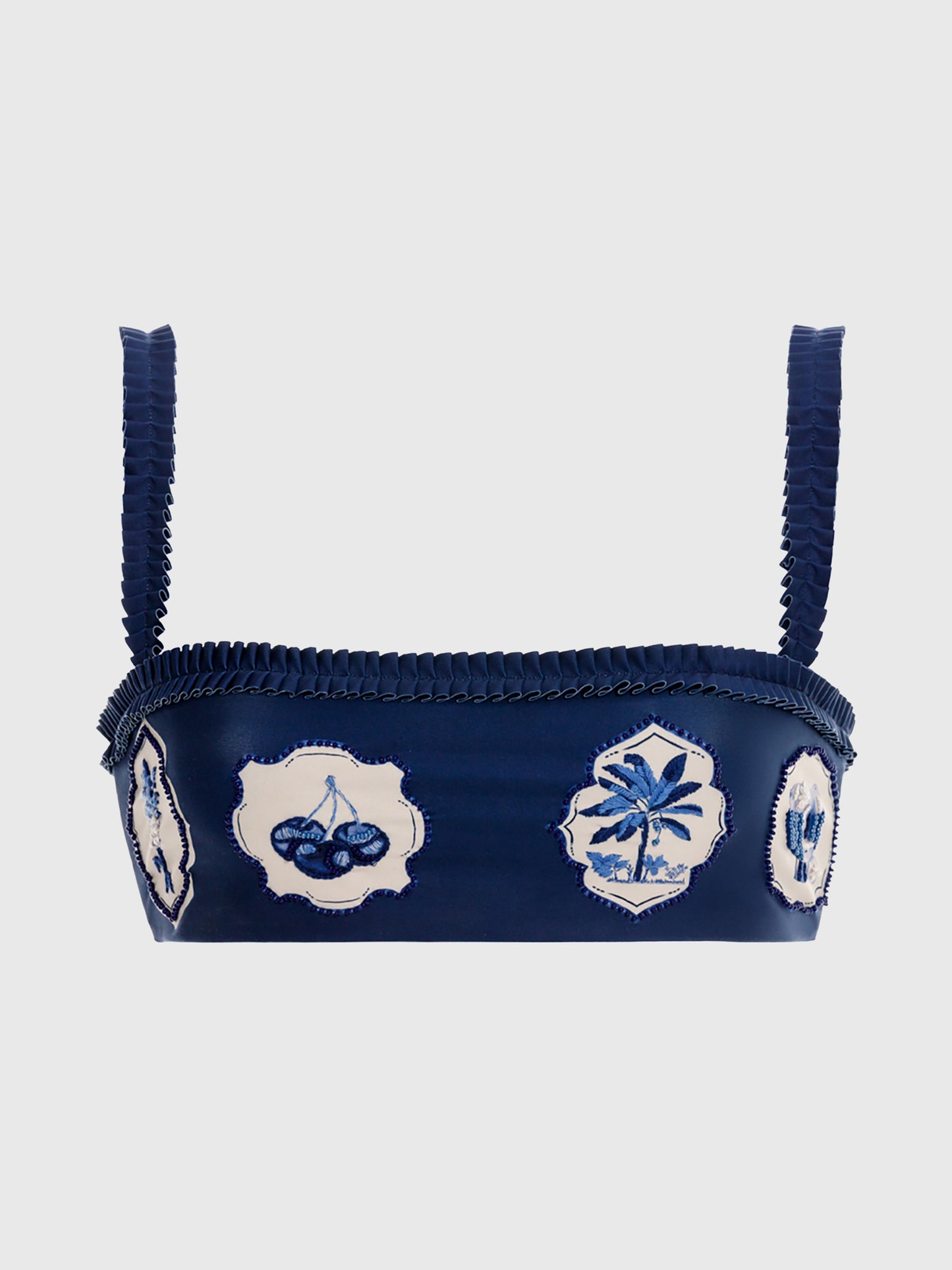 Agua By Agua Bendita Women's Olmo Wild Bikini Top - Saint Bernard