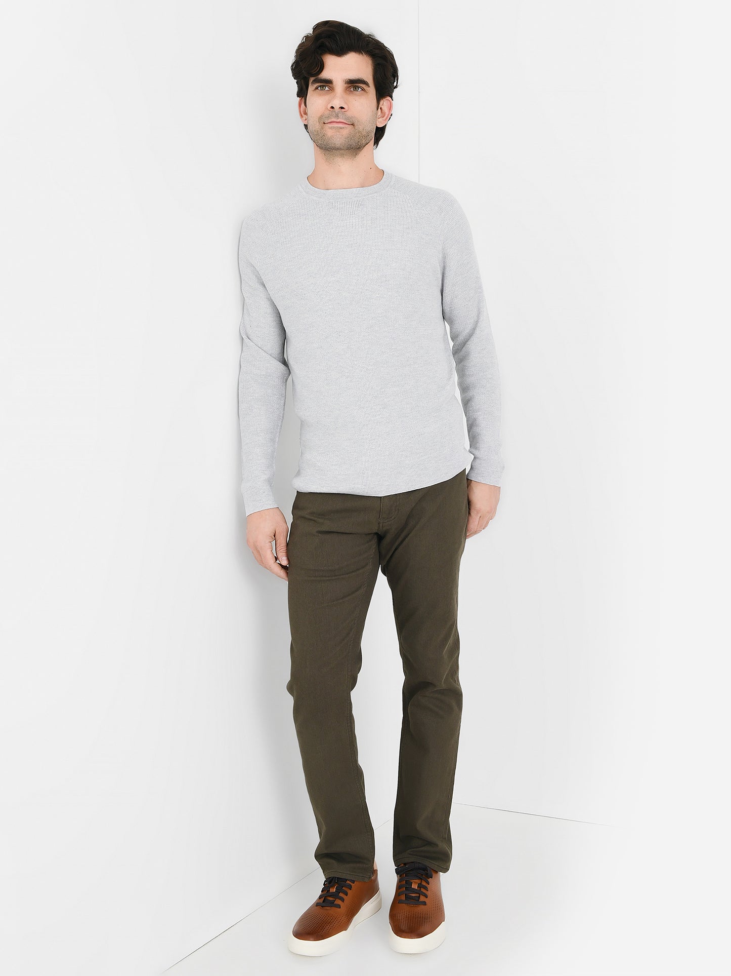 Mizzen+Main Men's Cassady Crewneck Sweater - Saint Bernard