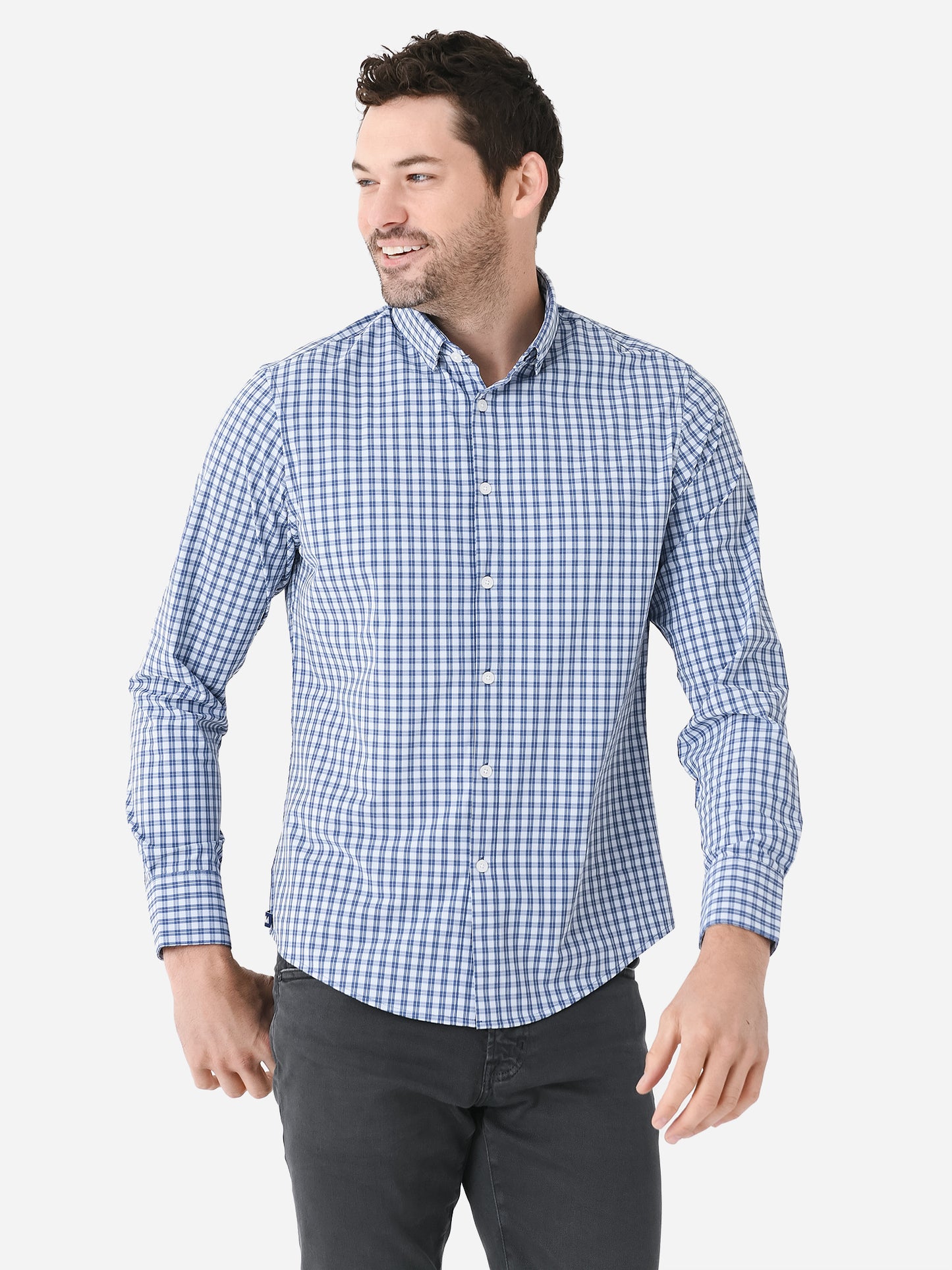 Mizzen+Main Men's Leeward No Tuck Dress Shirt