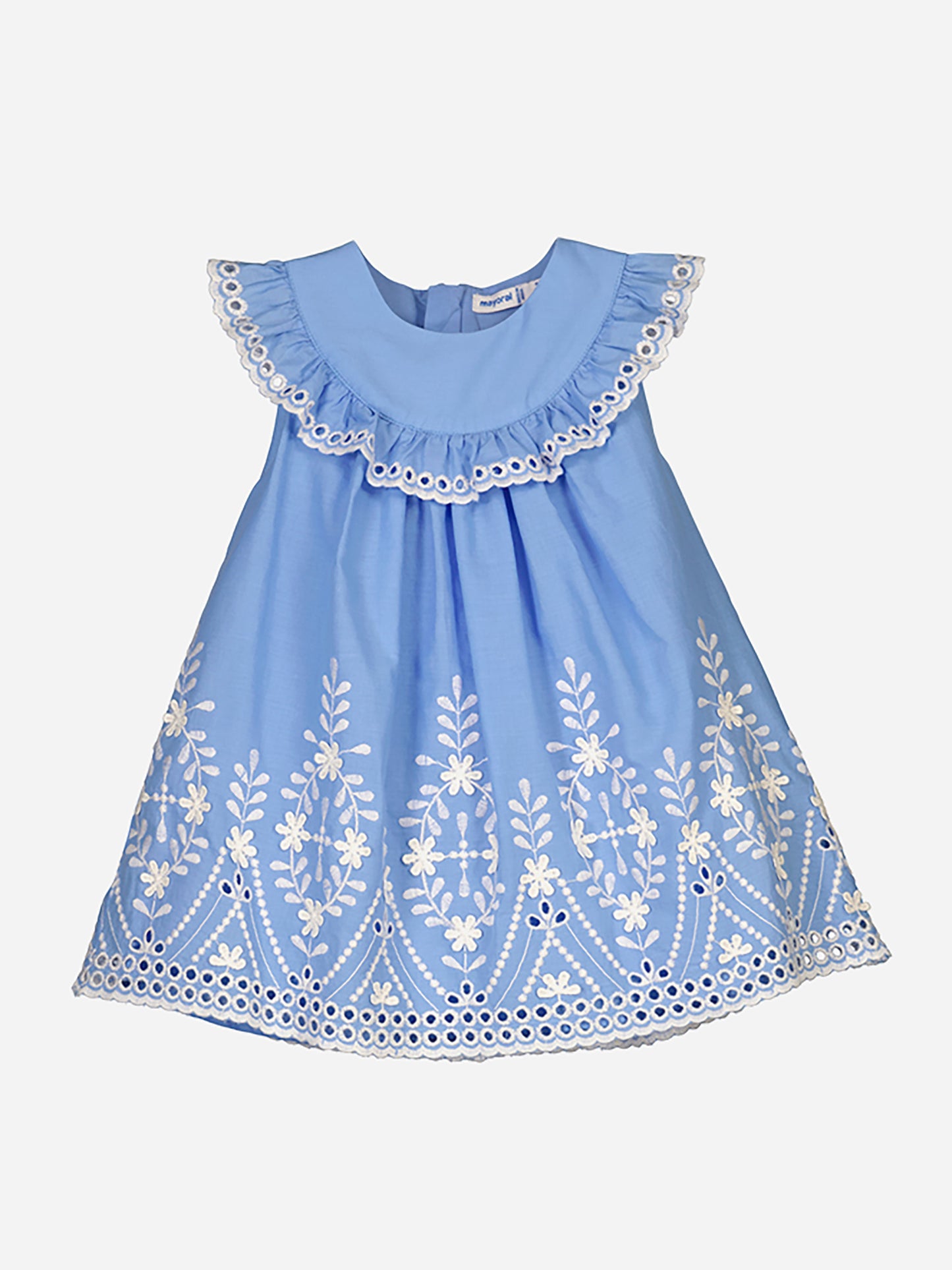 Mayoral Baby Girls' Embroidered Dress - Saint Bernard