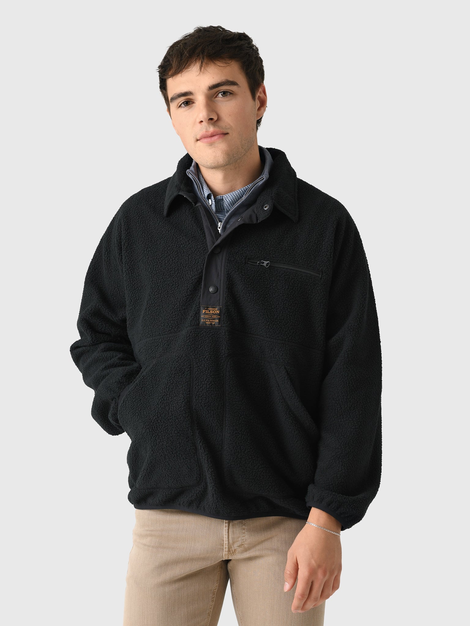 Filson Men's Pile Fleece Pullover – Saint Bernard