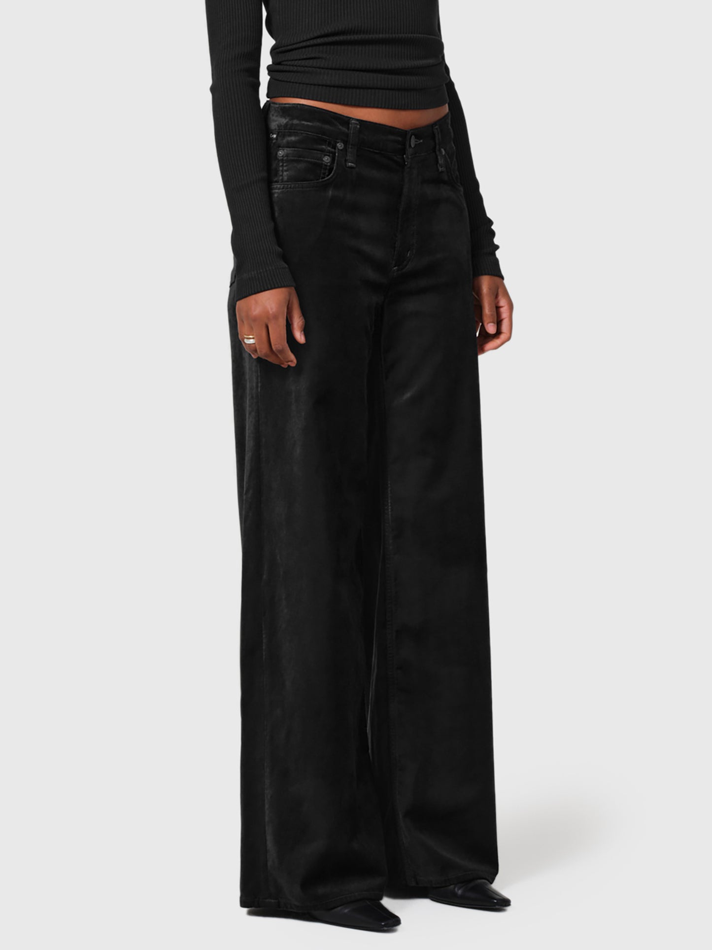 Citizens Of Humanity Women's Loli Mid Rise Baggy Pant - Saint Bernard