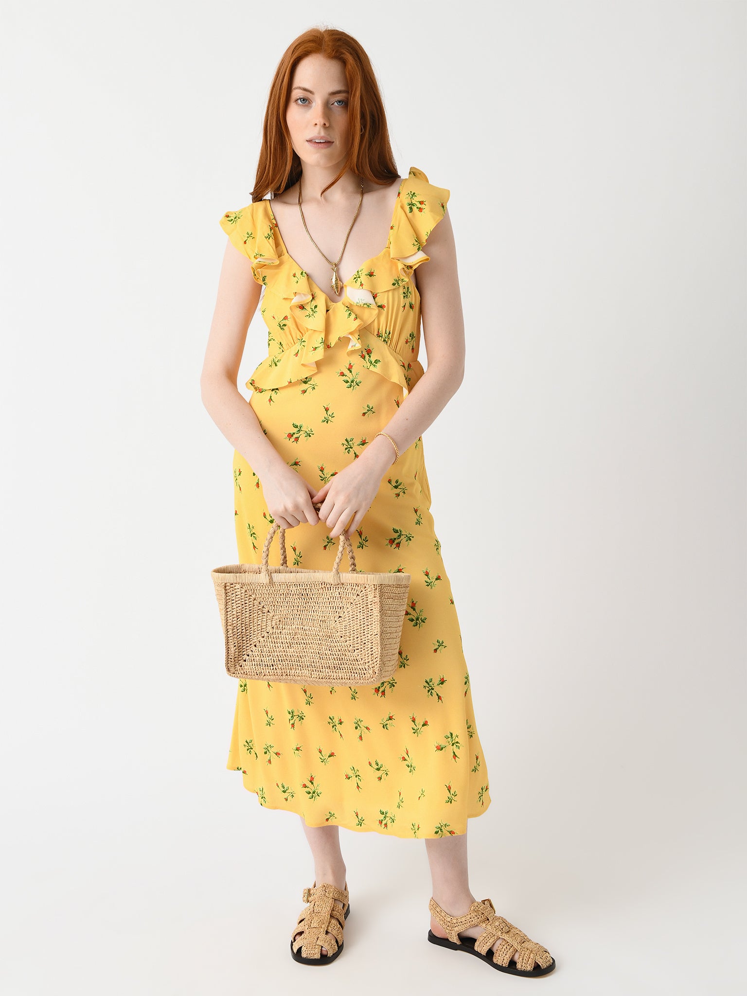 Kitri Women's Rosemary Midi Dress Saint Bernard