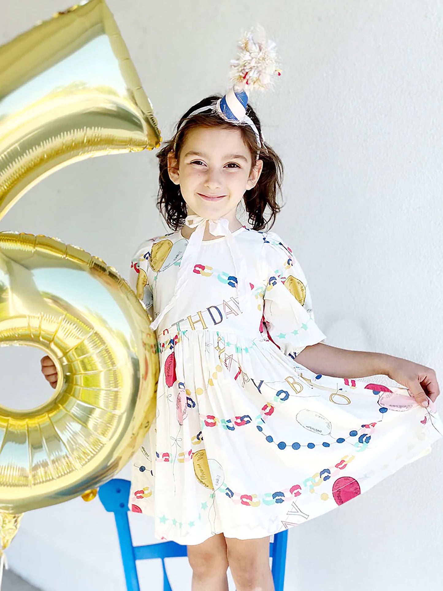 Pink Chicken Girls' Brooke Dress - Saint Bernard