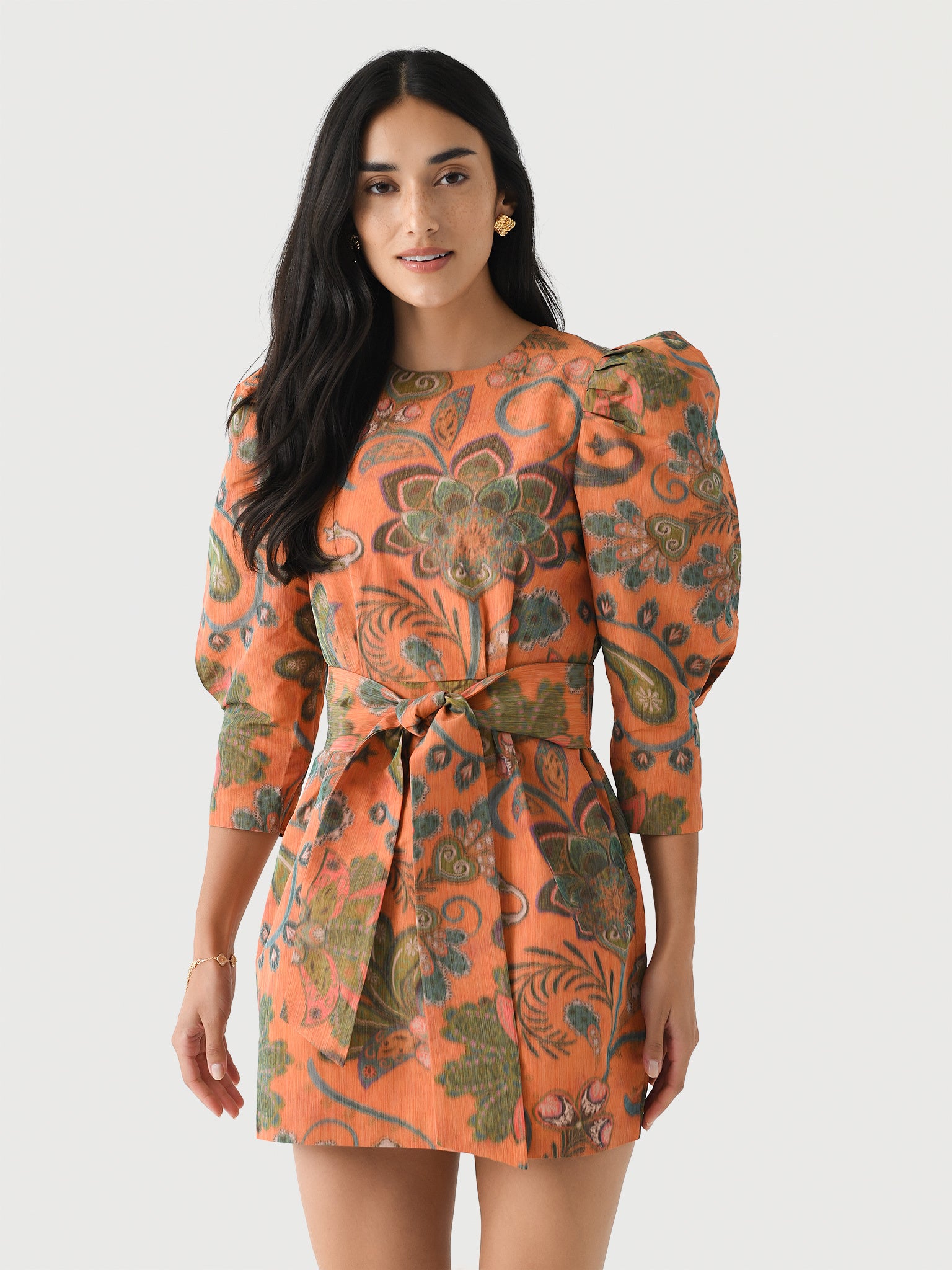 Hunter Bell Women's Sutton Taffeta Dress  Saint Bernard