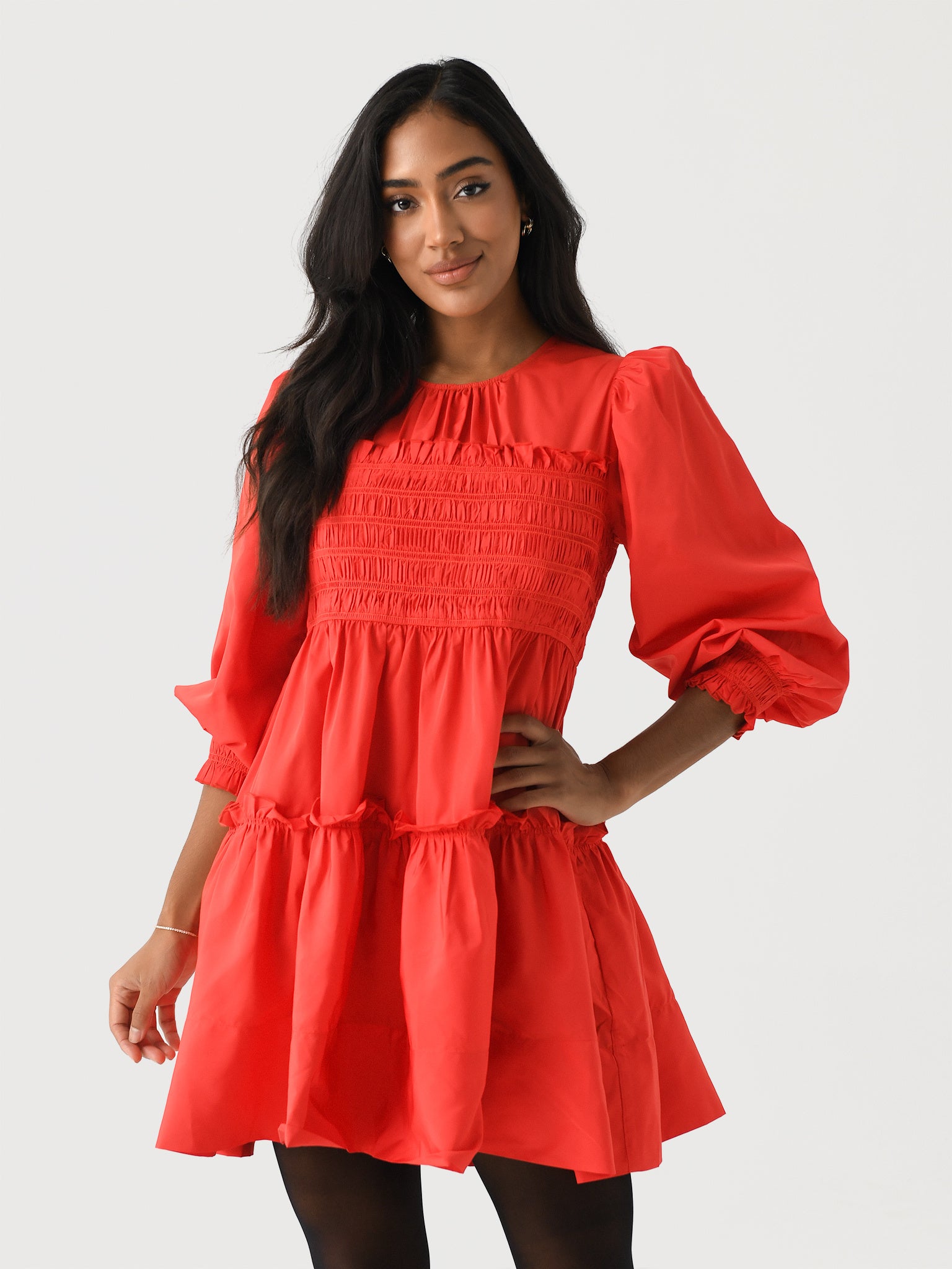 red bell sleeve dress Hunter Bell Women's Arley Dress – Saint Bernard