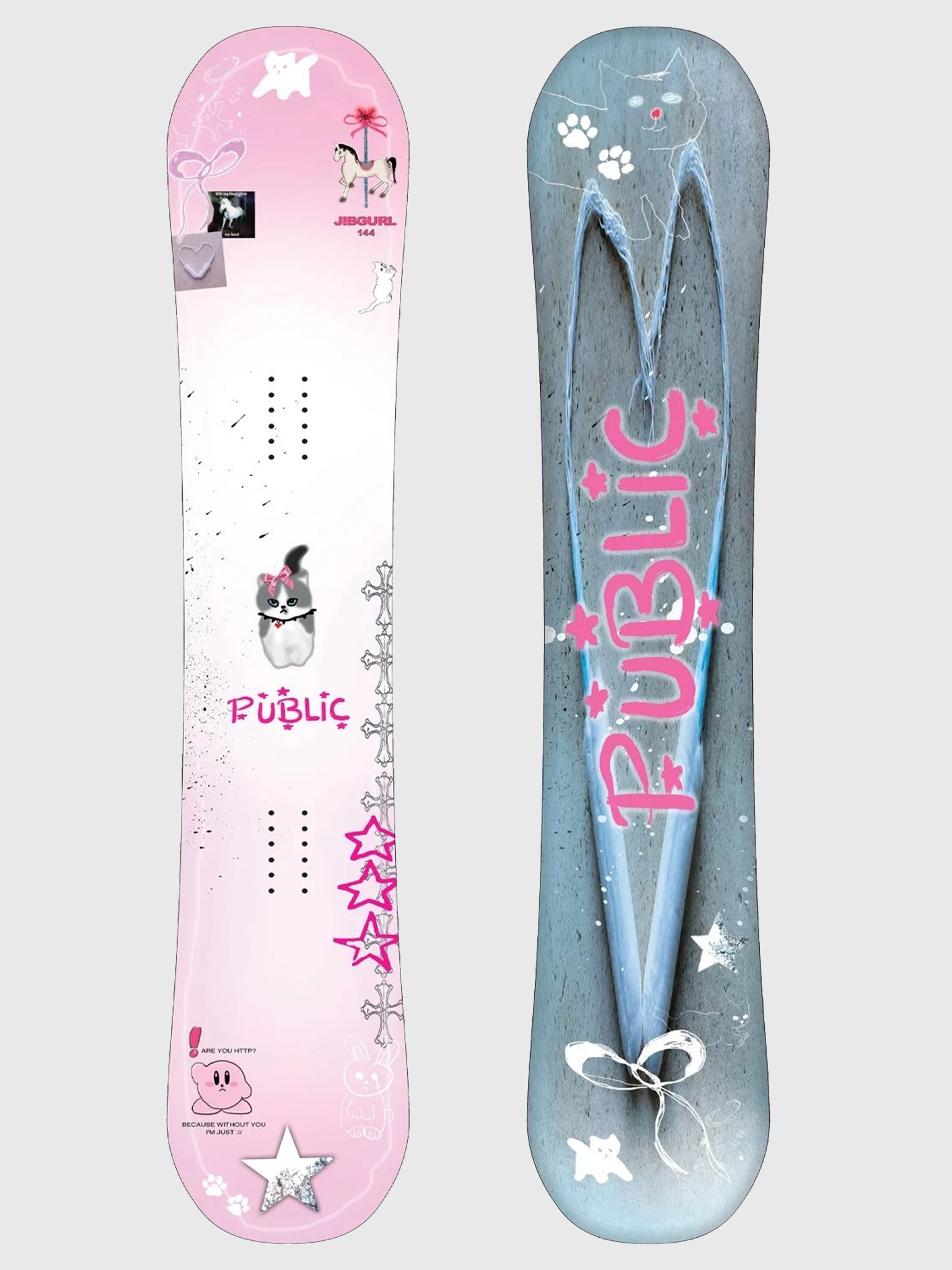 ☆arg レディース スノーボード[AG NATURE]（144) 新品！☆ Public Snowboards Jibgurl Women's Snowboard 2026 – Saint Bernard