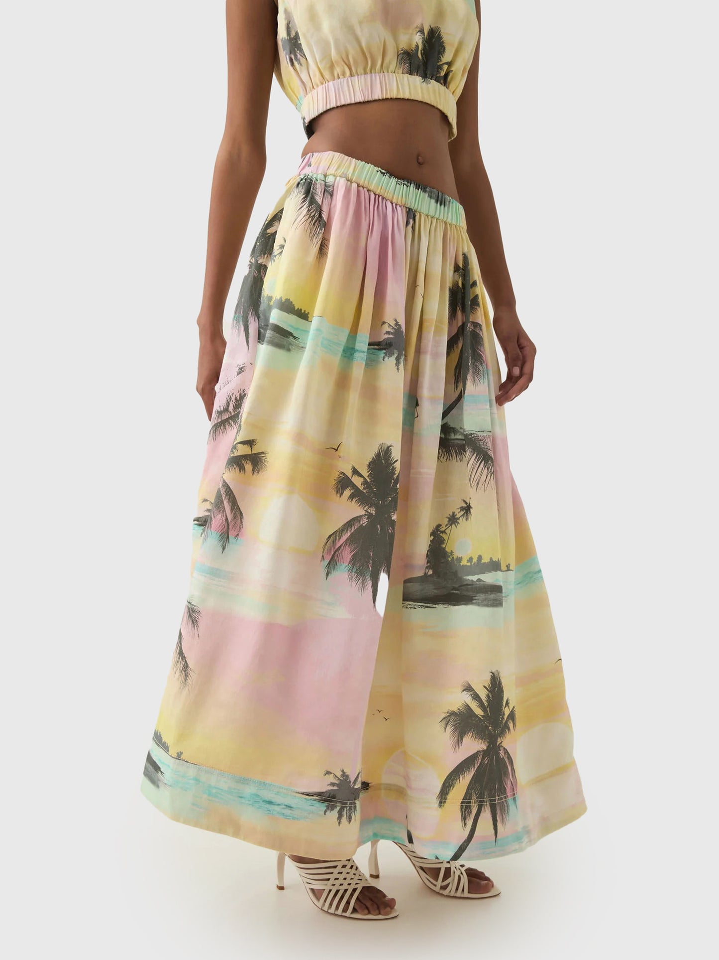 AJE Women's Nicolette Maxi Skirt - Saint Bernard