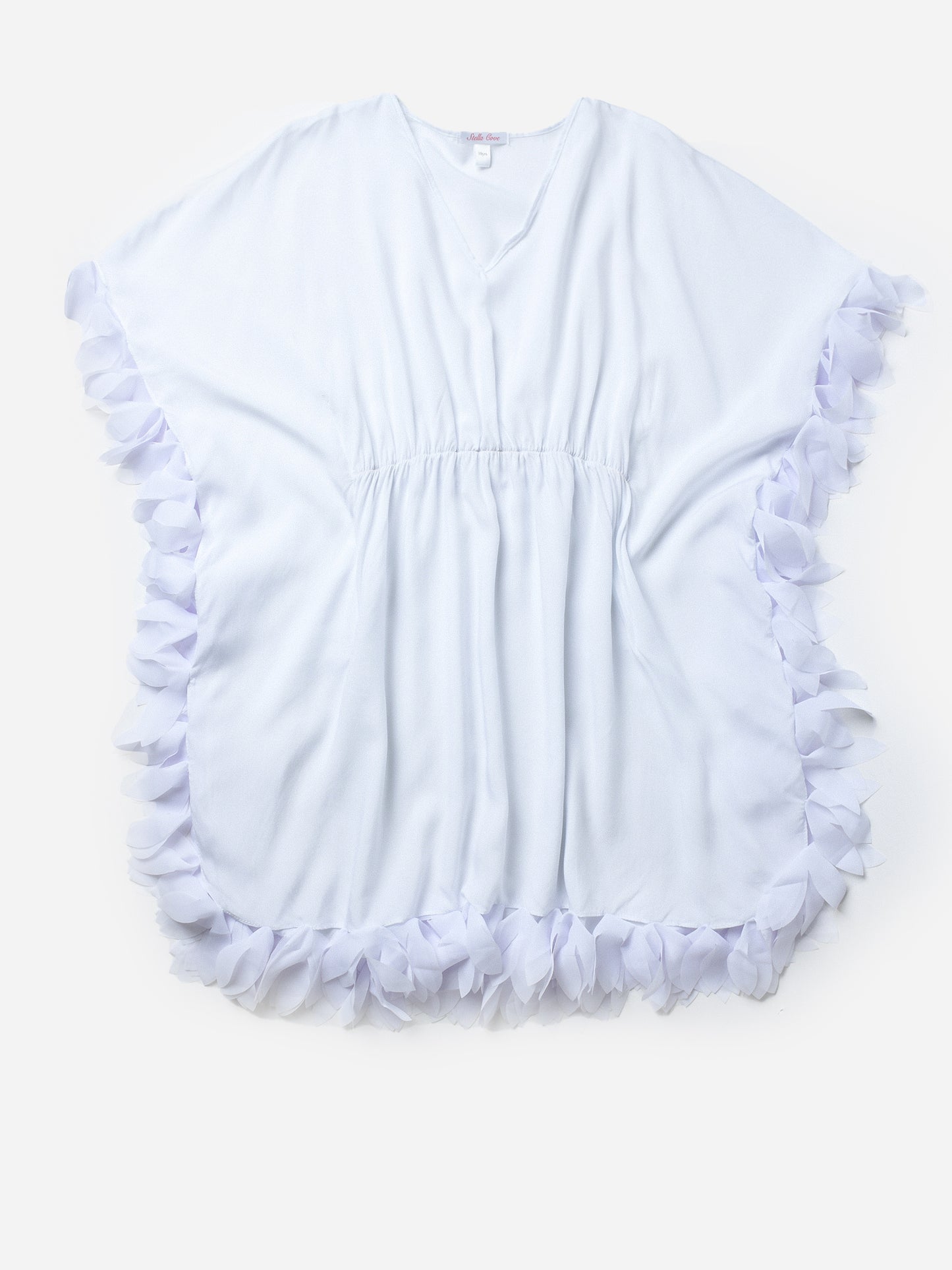 Stella Cove Girls' Poncho Cover-Up - Saint Bernard