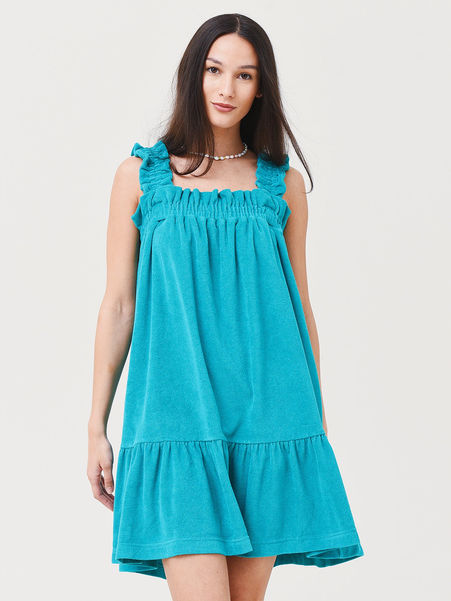 Ephemera Women's La Plage Swing Mini Dress - Saint Bernard