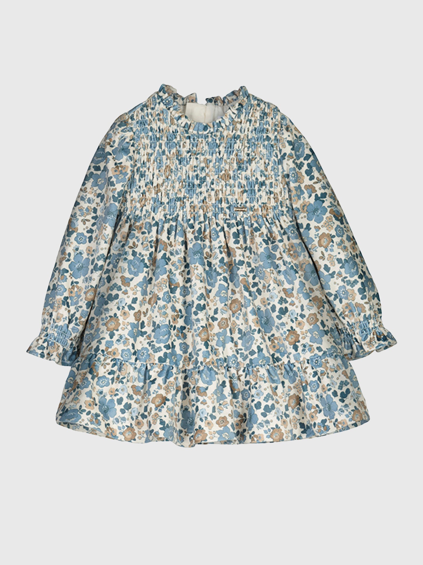 Mayoral Baby Girls' Printed Velvet Dress - Saint Bernard