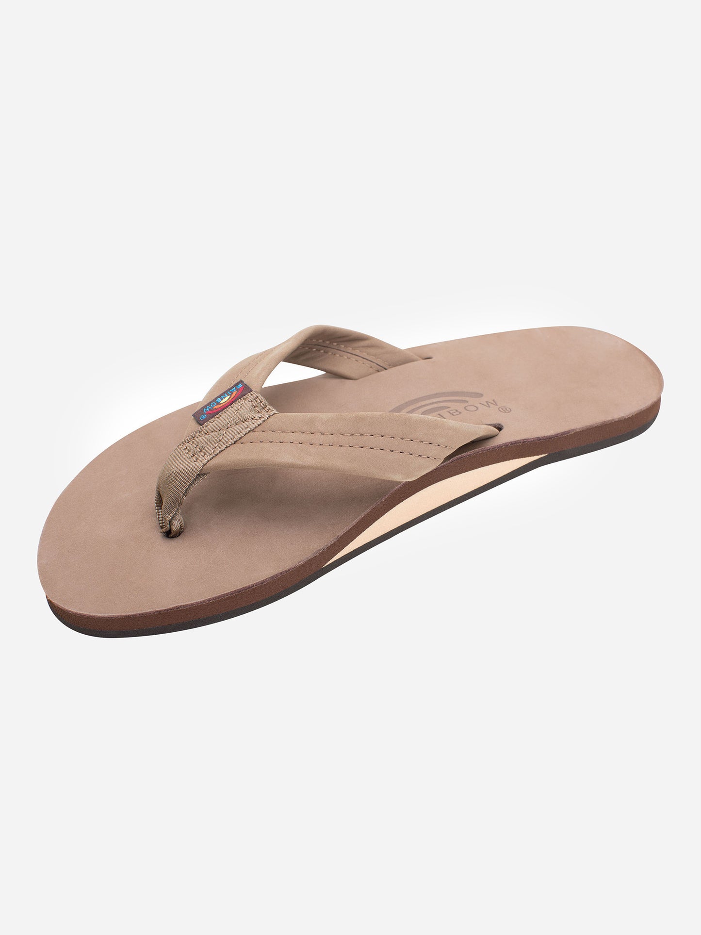 Rainbow Men's Single Layer Premier Leather Flip Flop