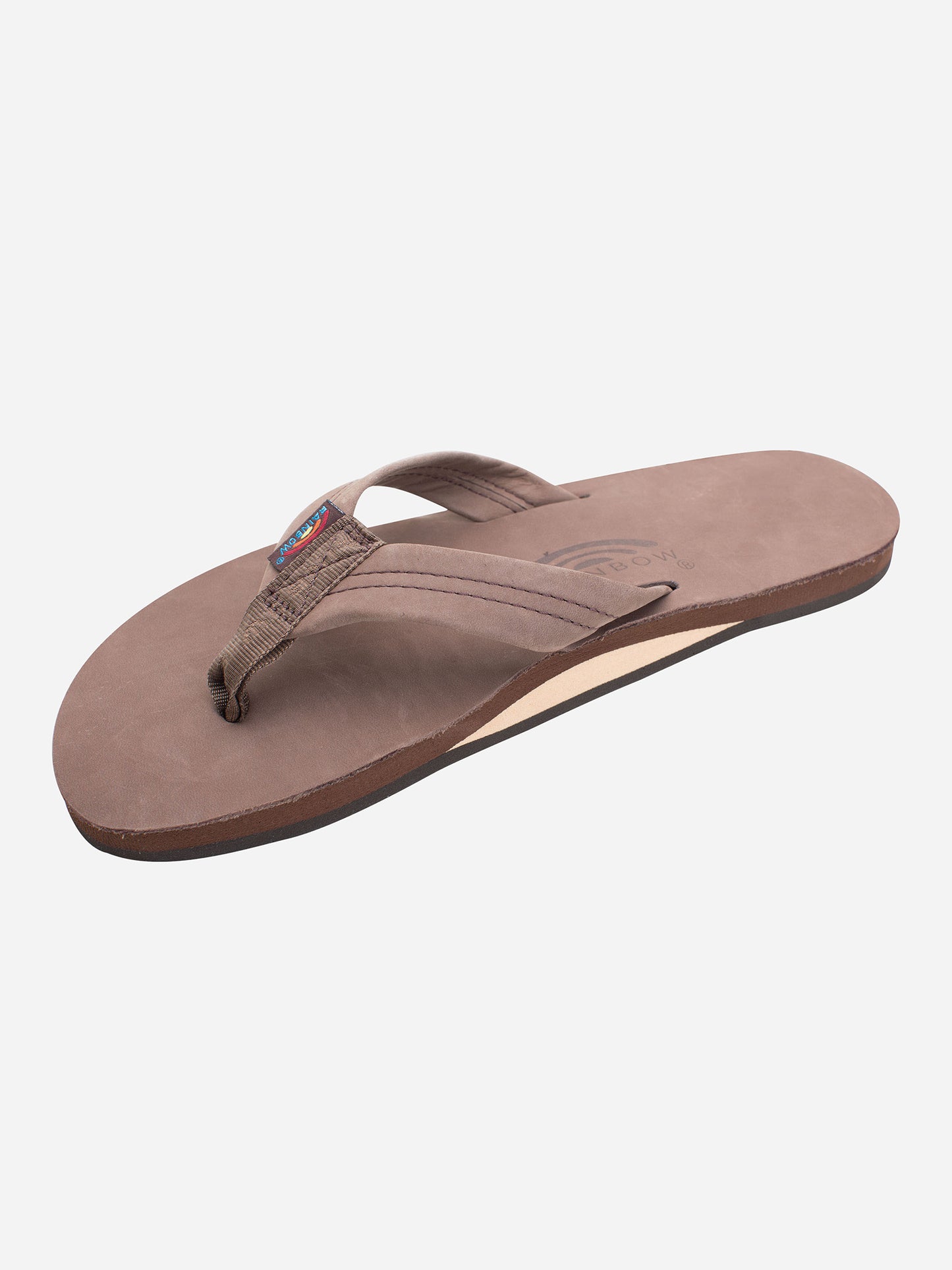 Rainbow Men's Single Layer Premier Leather Flip Flop