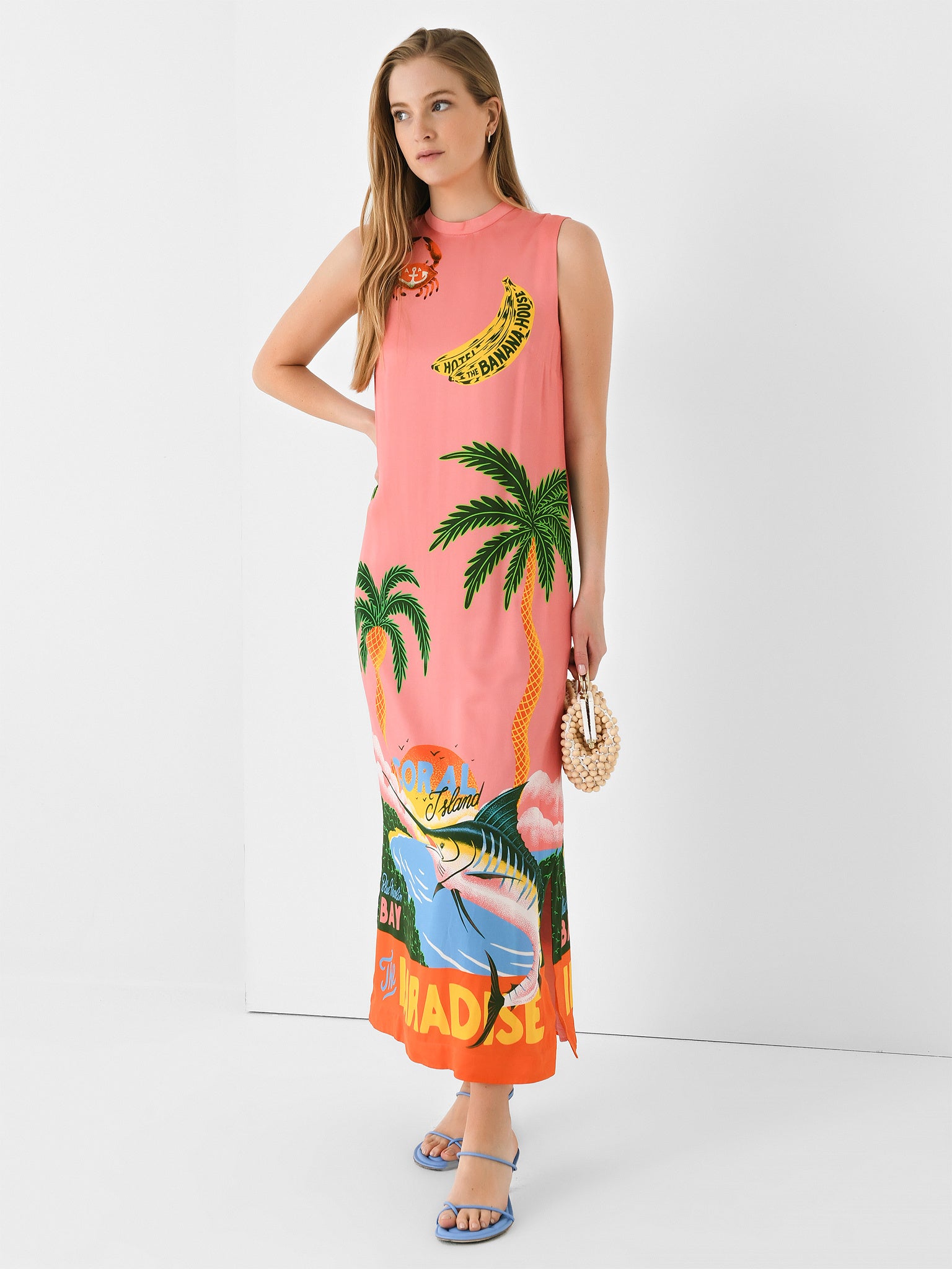 Alemais Women's Paradiso Silk Midi Dress Alemais Women's Paradiso Silk Midi Dress