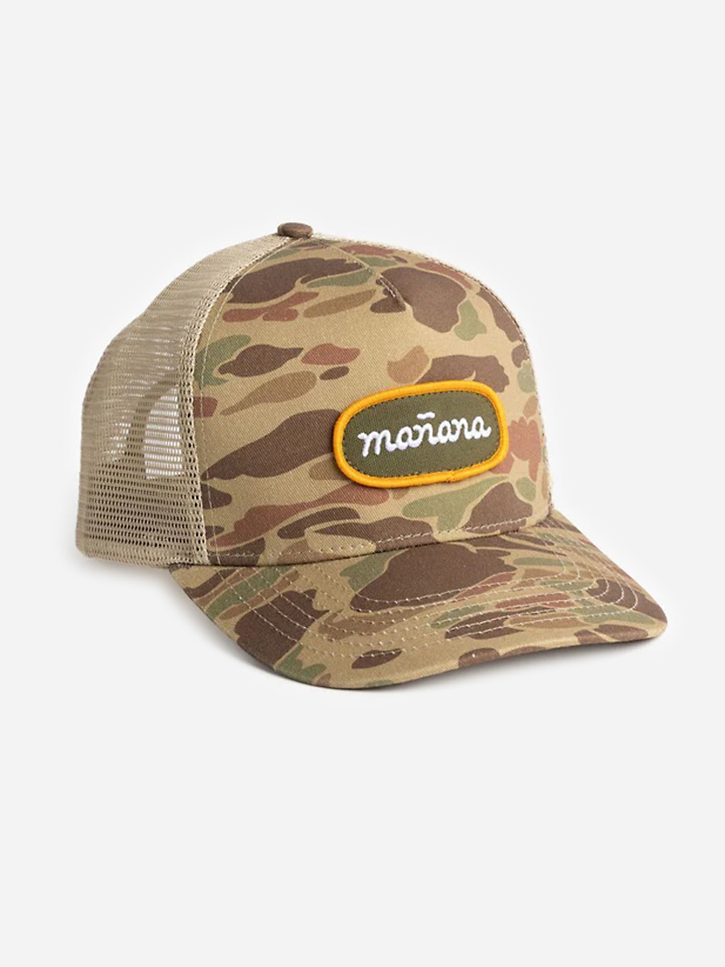 Mañana Men's Camo Trucker Hat - Saint Bernard