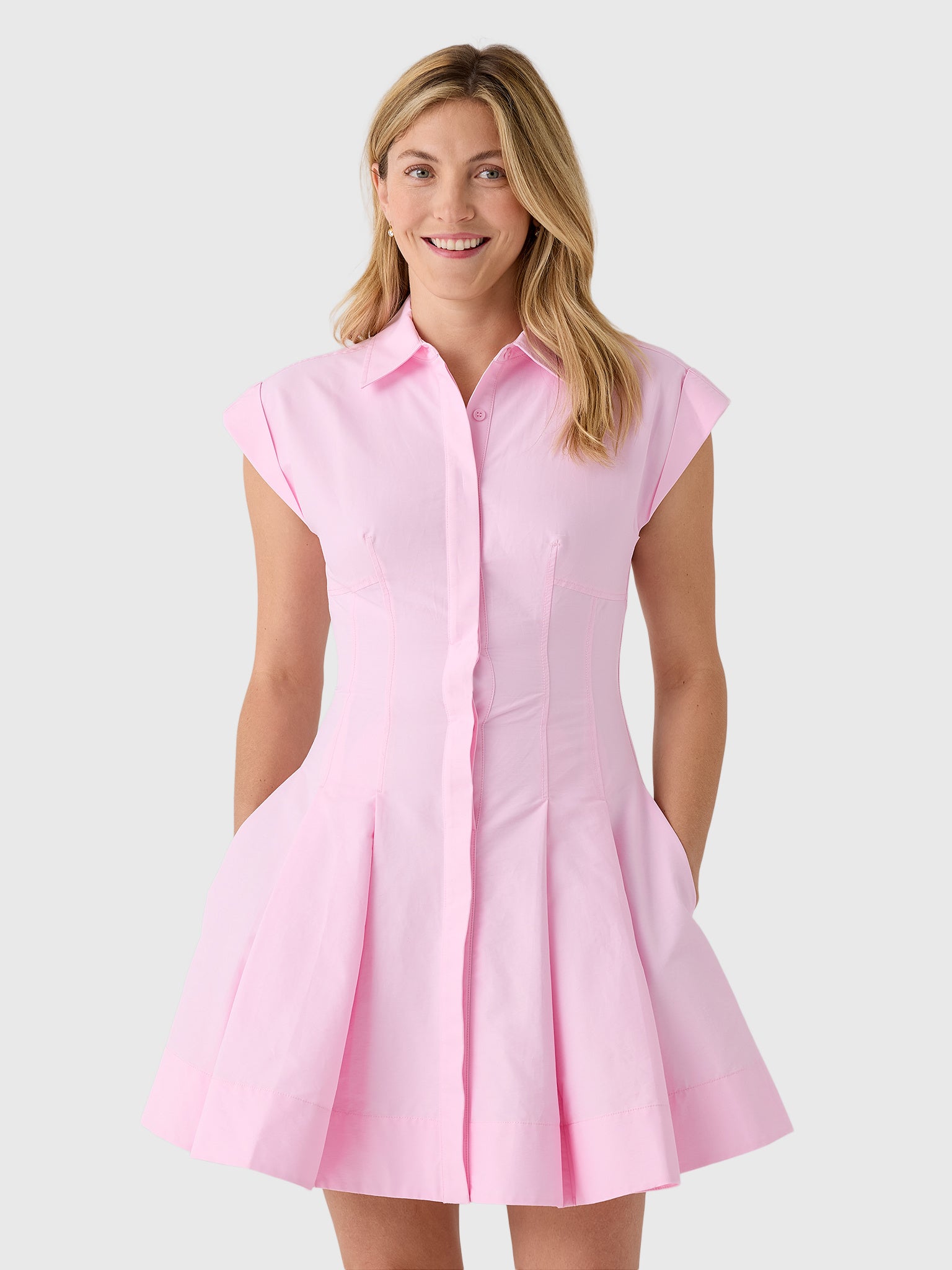 Simkhai Women's Clemmie Cotton Mini Dress – Saint Bernard