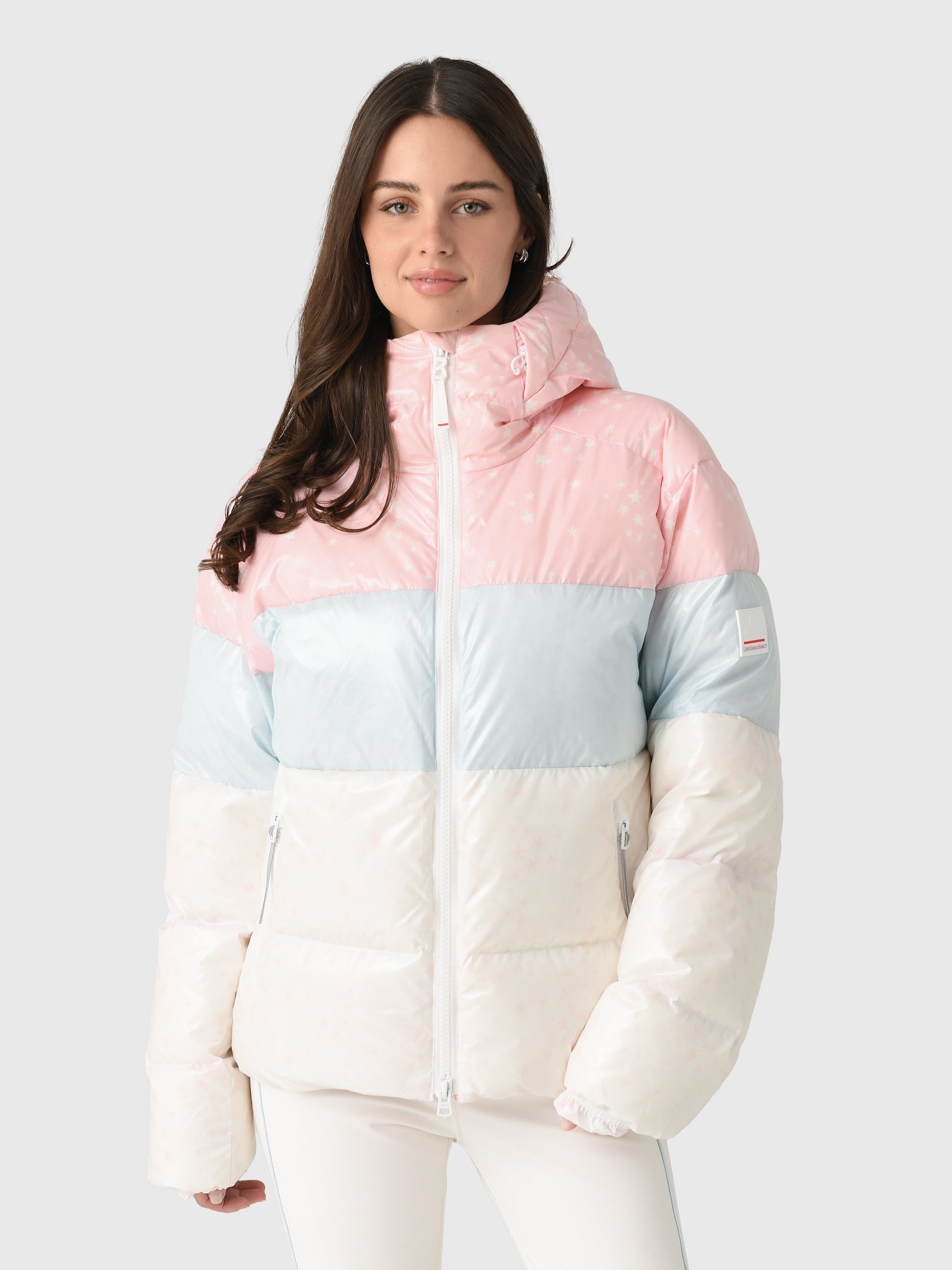 BOGNERスキー・ダウンジャケットL Bogner Fire + Ice X LoveShackFancy Women's Vally Down Ski Jacket