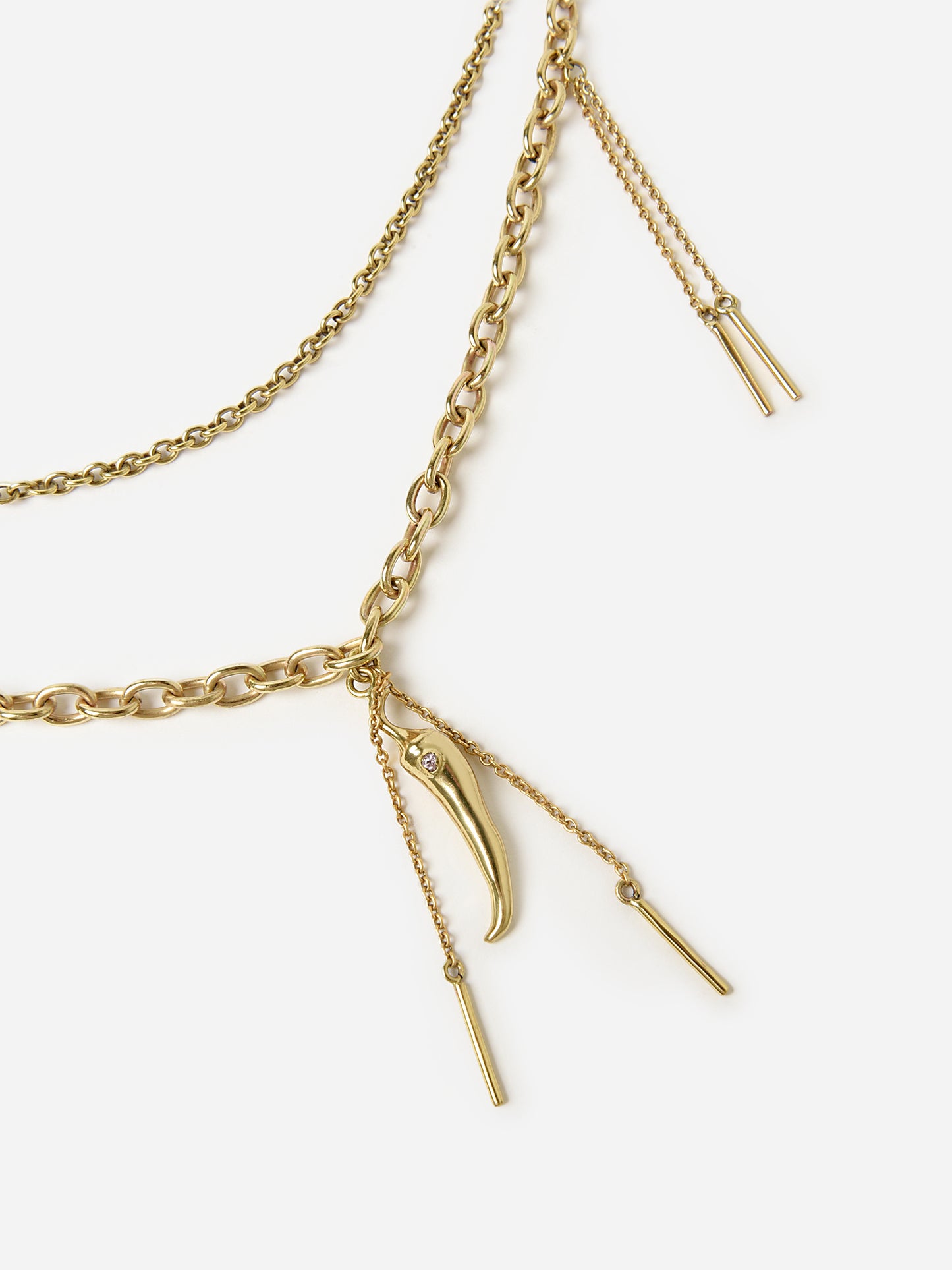 Alemais High Roller Chilli Chain Necklace - Saint Bernard