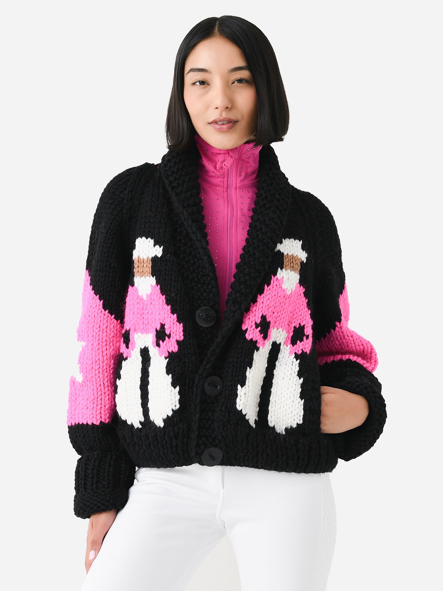 GOGO Women's Short Cowboy Cardi - Saint Bernard