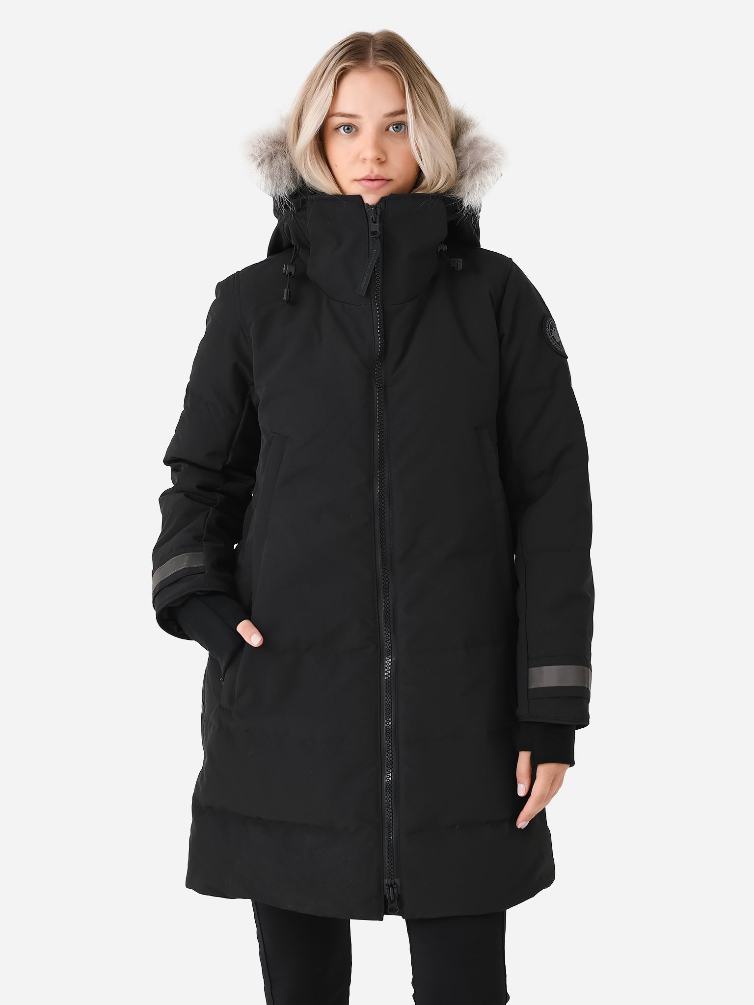 Goose Jacket Canada Goose Detachable Fur Canada Goose Women's