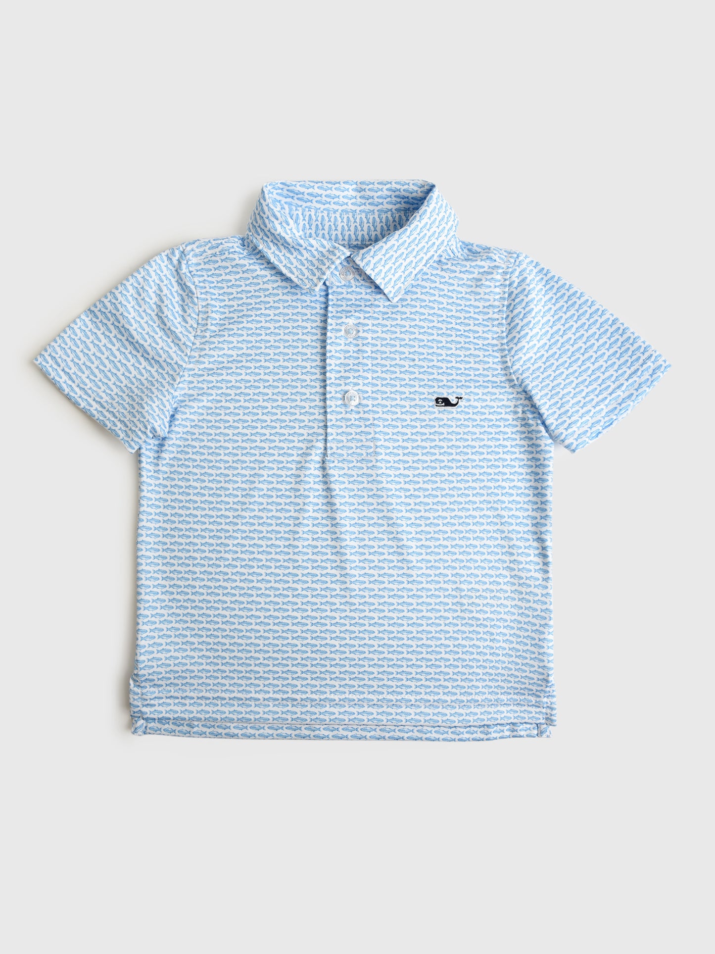 Vineyard Vines Boys' Printed Sankaty Polo - Saint Bernard