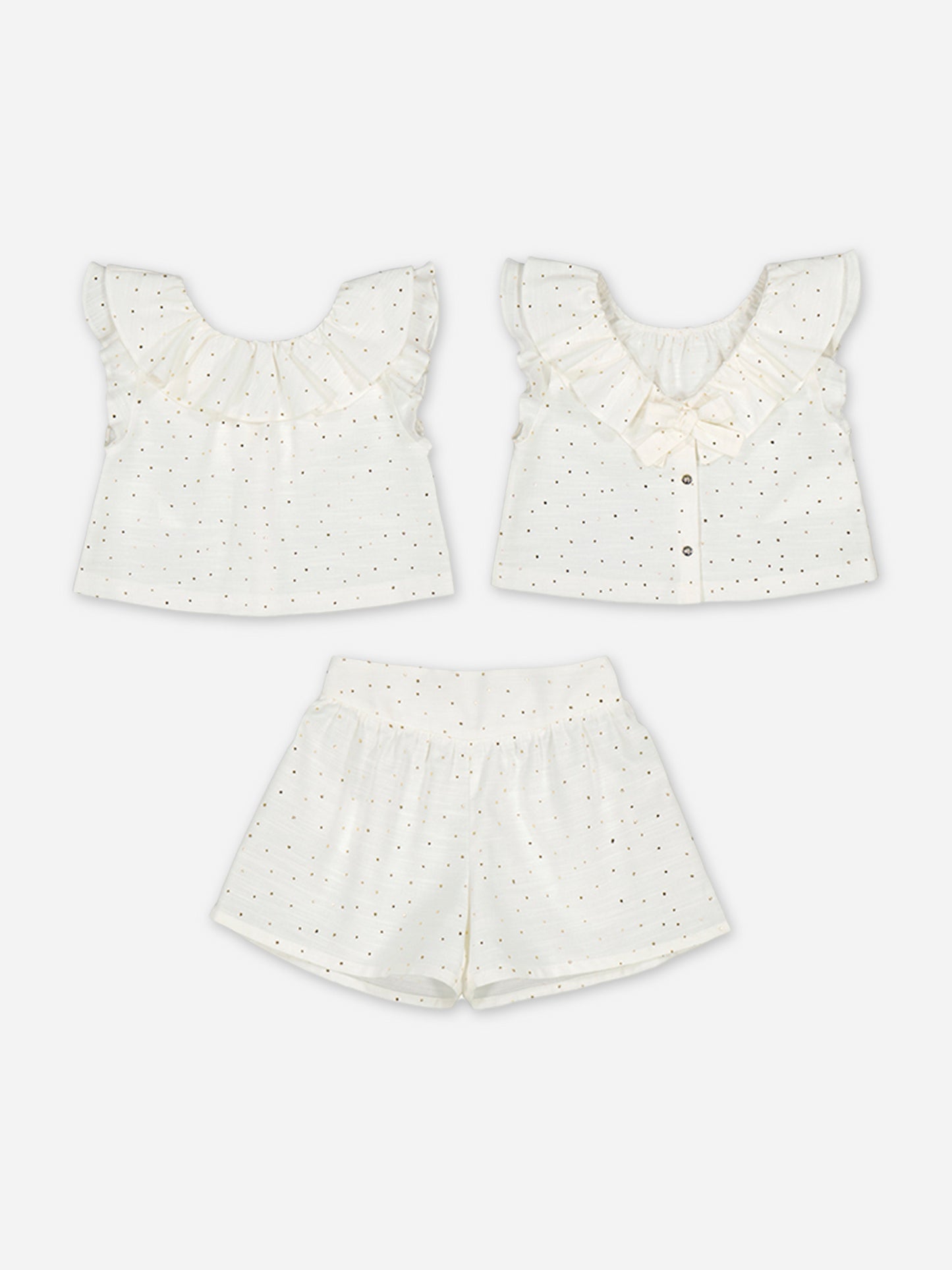 Mayoral Girls' Printed Short Set - Saint Bernard