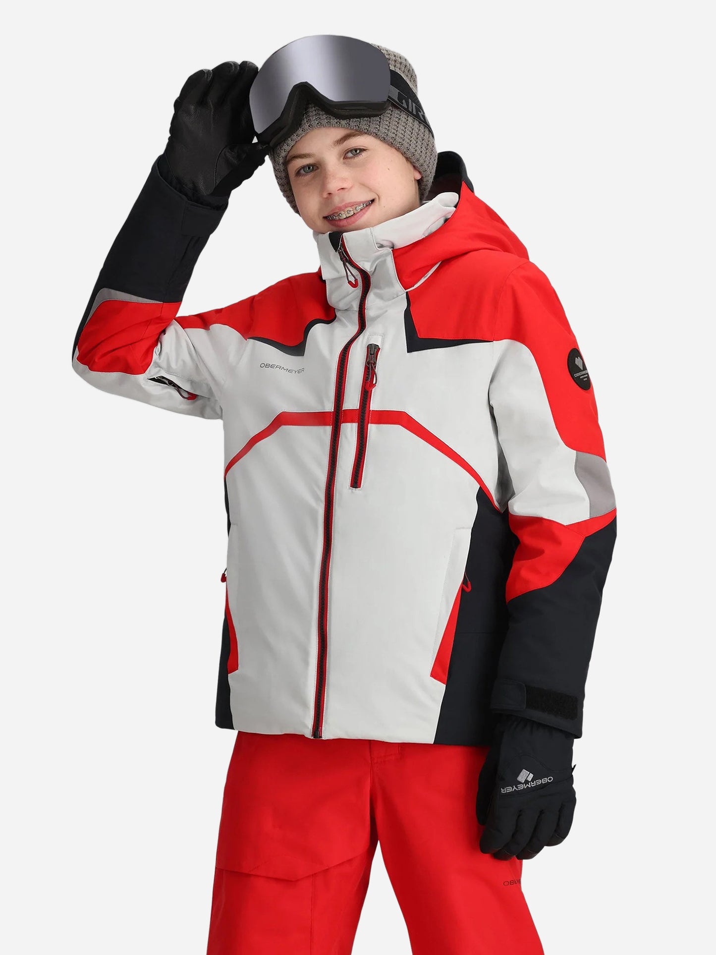 Obermeyer Teen Boys' Mach 15 Jacket - Saint Bernard