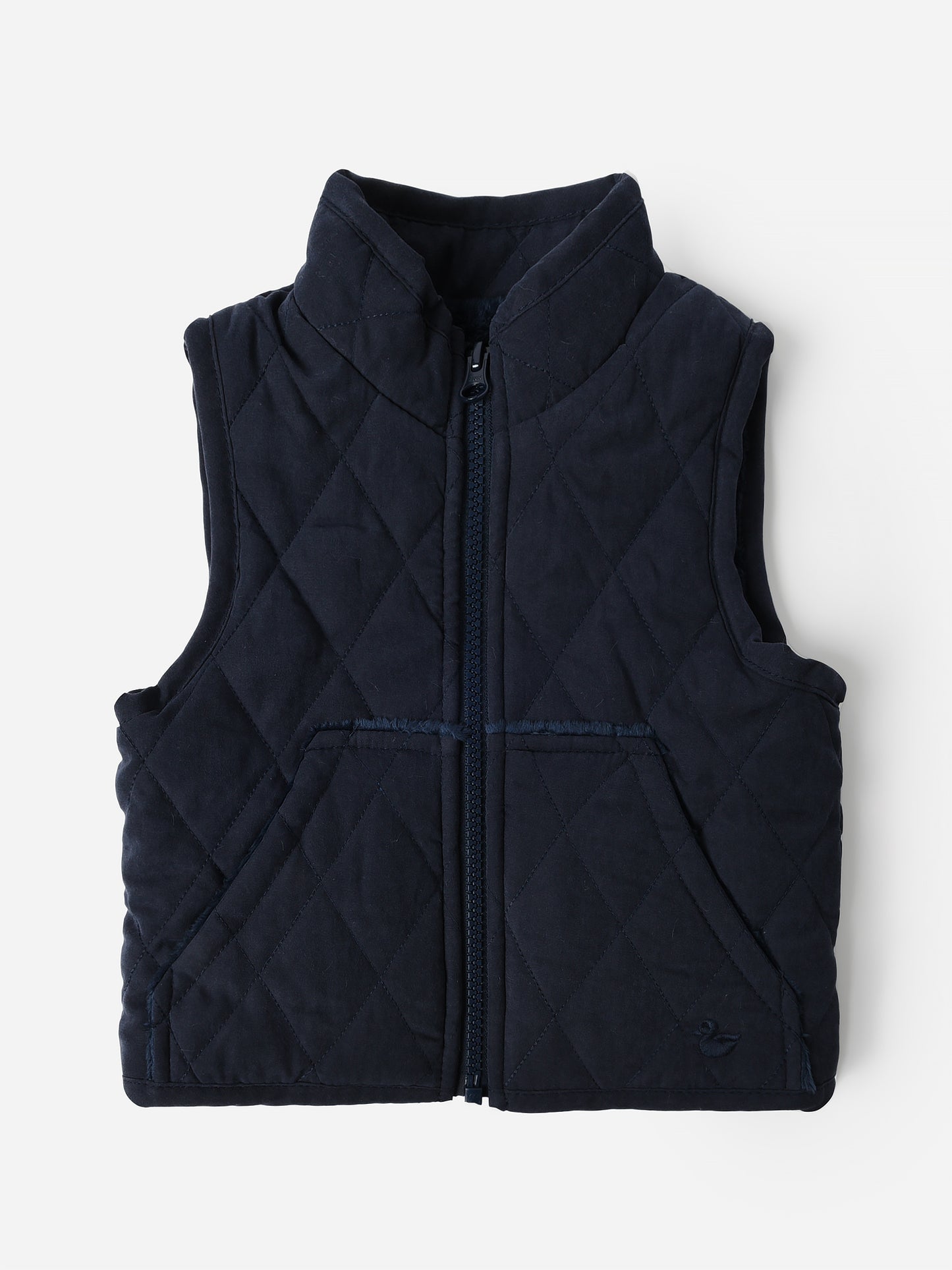 Widgeon Boys' Barn Quilted Nylon Vest - Saint Bernard