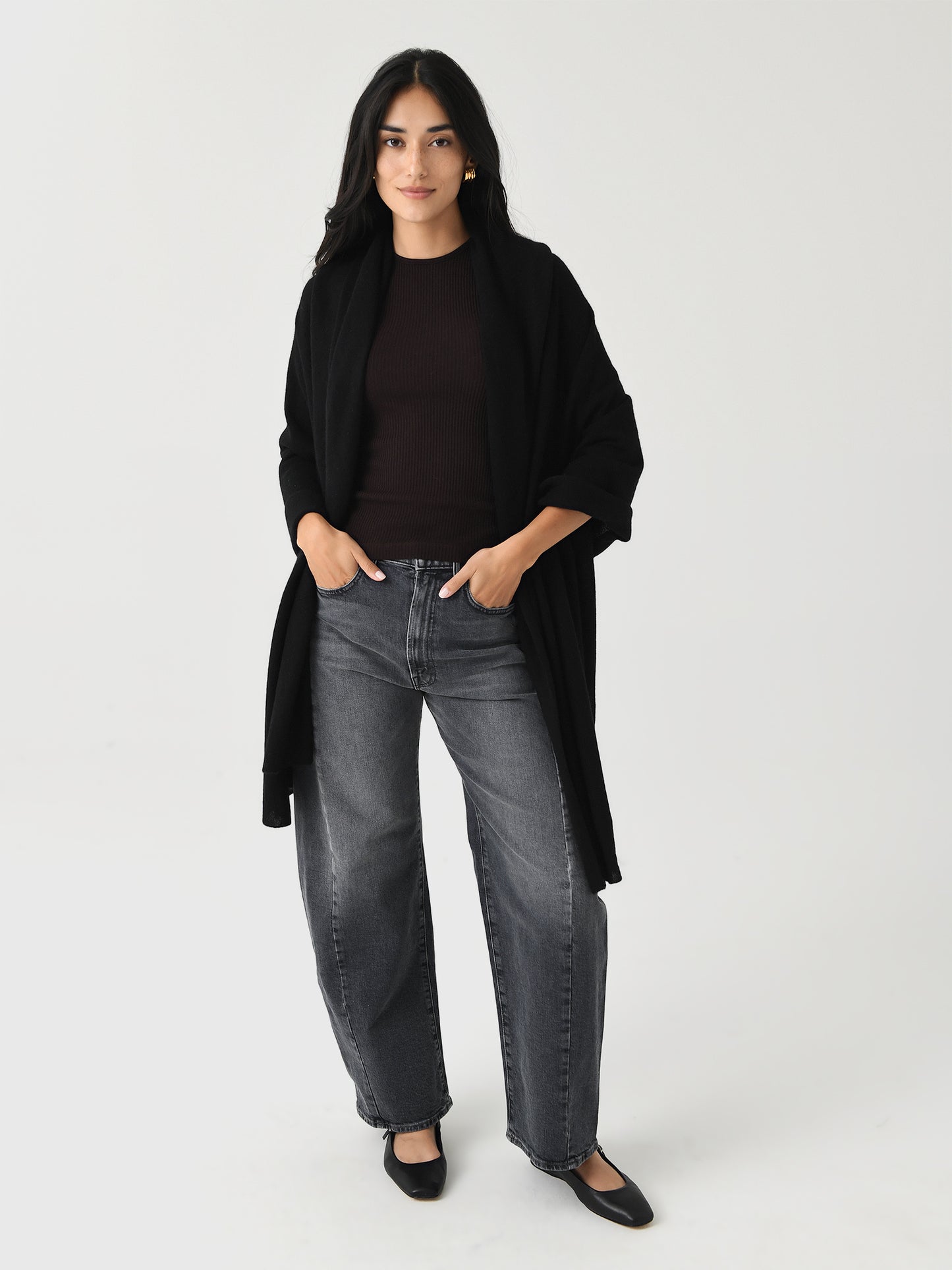 White + Warren Cashmere Travel Wrap - Saint Bernard