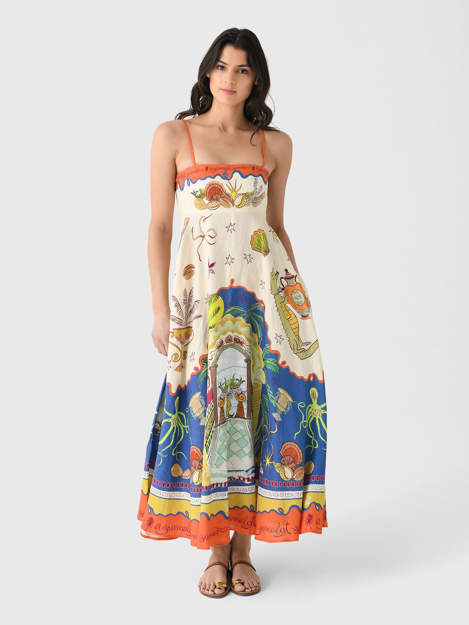 Alemais Women's Surrealist Summer Sundress