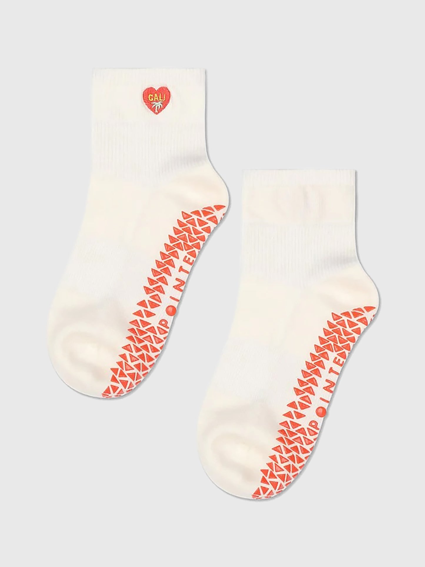 Pointe Studio Women's Cali Ankle Grip Socks - Saint Bernard
