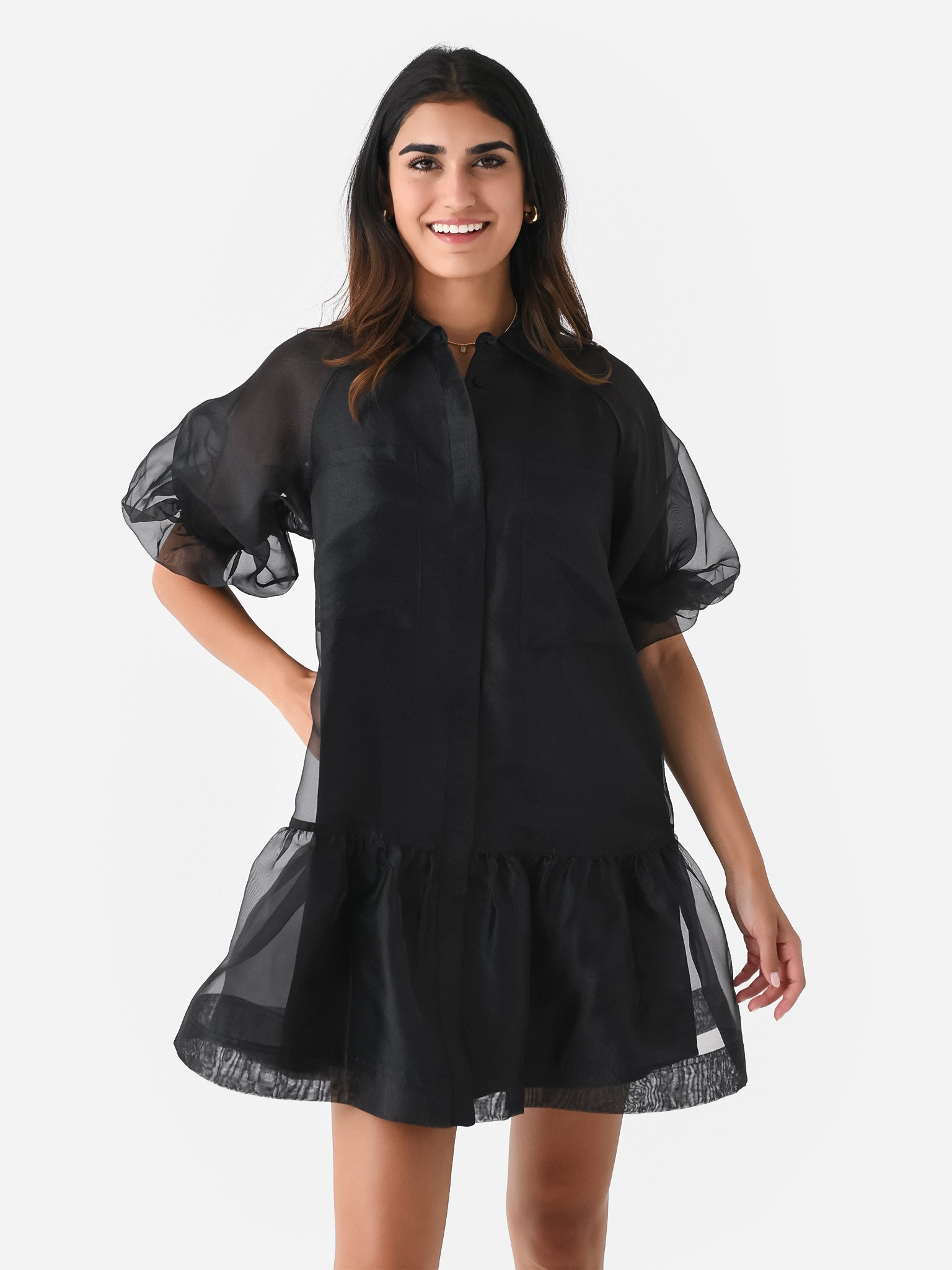 Simkhai Women's Crissy Organza Mini Dress Saint Bernard Simkhai Women's Crissy Organza Mini Dress Saint Bernard