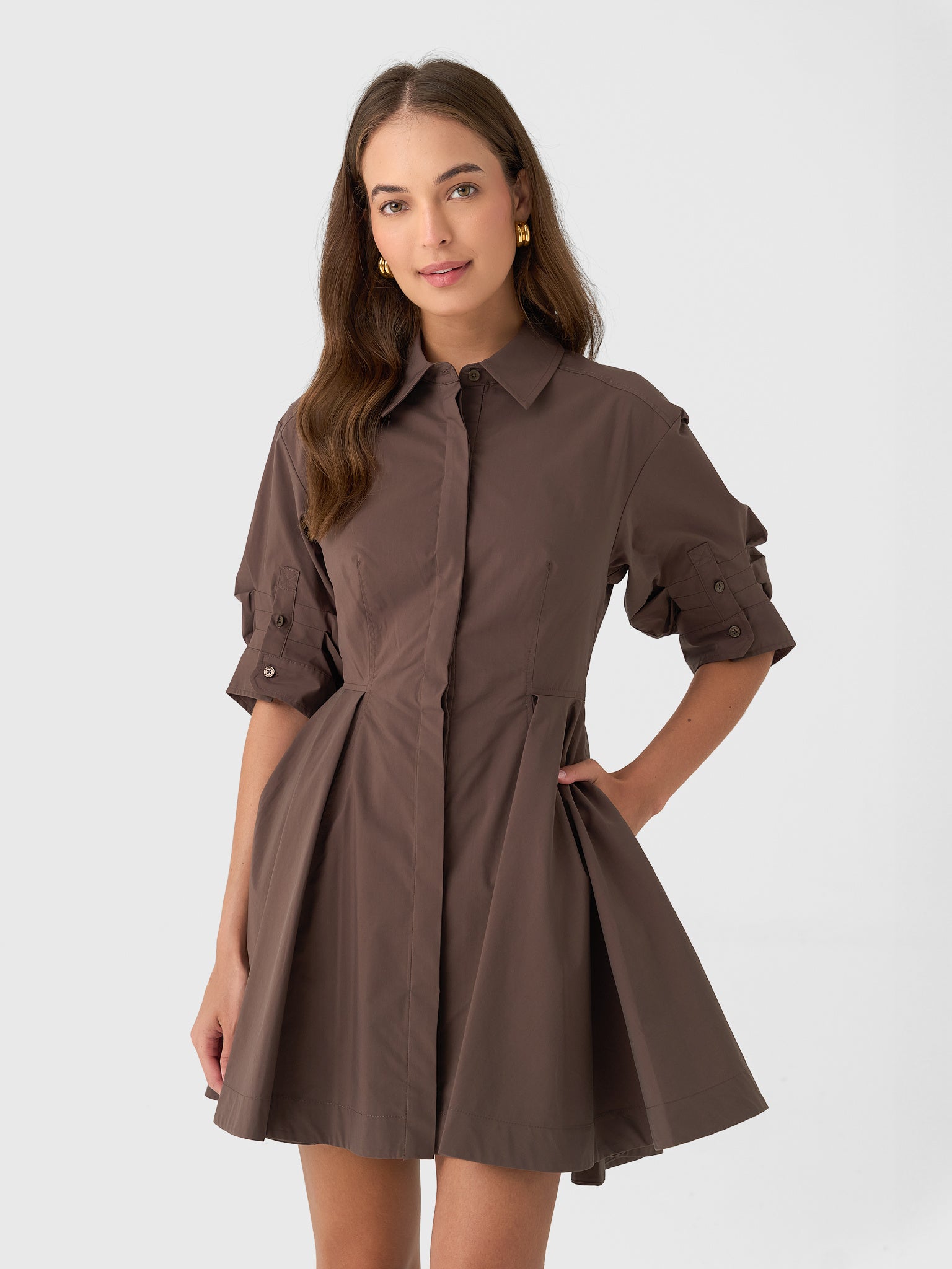 Simkhai Women's Jazzie Mini Dress Saint Bernard Simkhai Women's Jazzie Mini Dress Saint Bernard