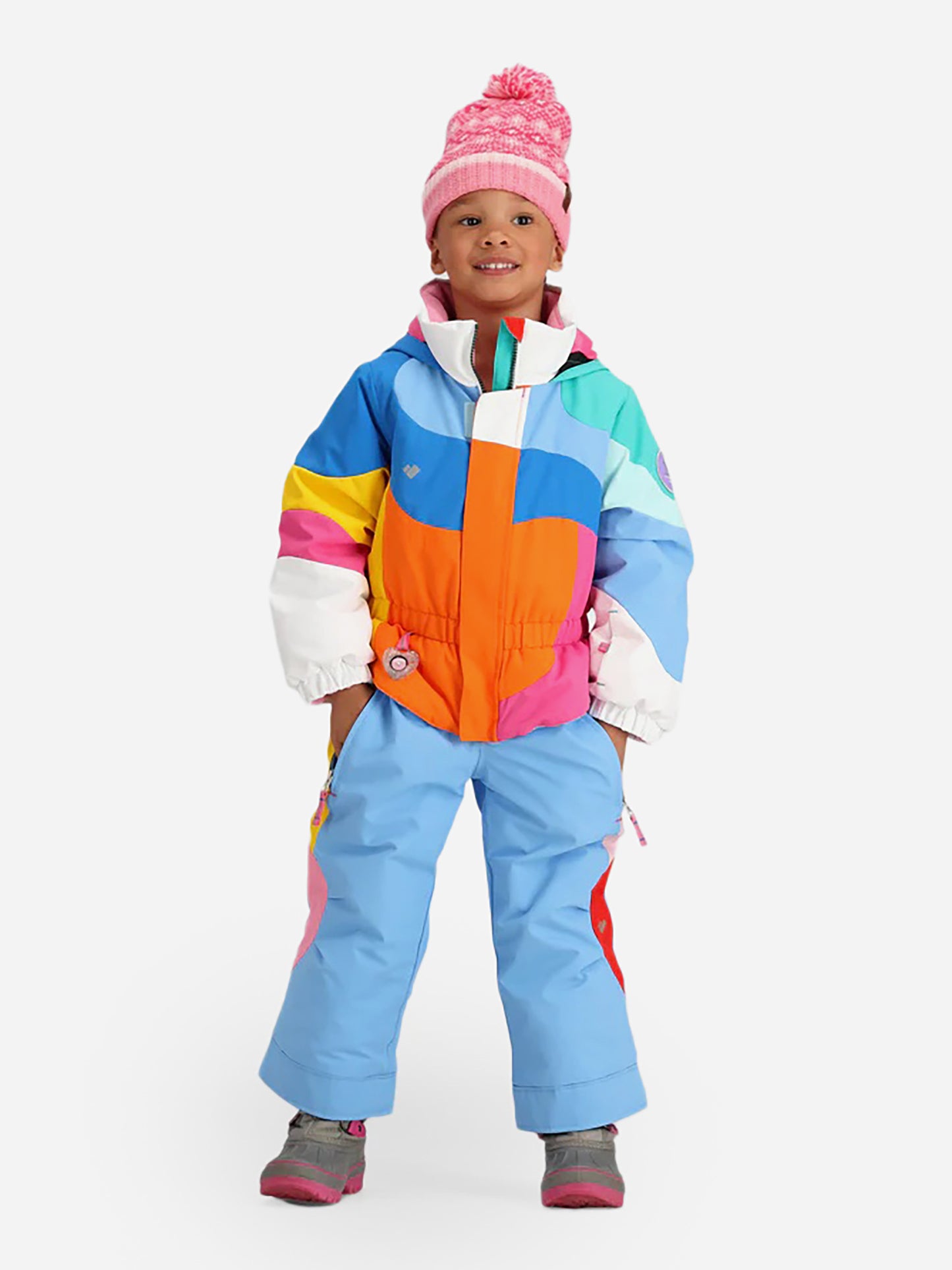 Obermeyer Girls' Swirliana Ski Suit - Saint Bernard