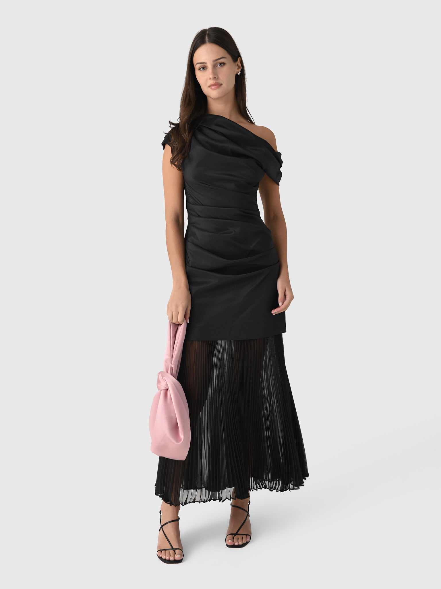 SIMKHAI Women's Ammalie Combo Midi-Dress - Black - Size 0