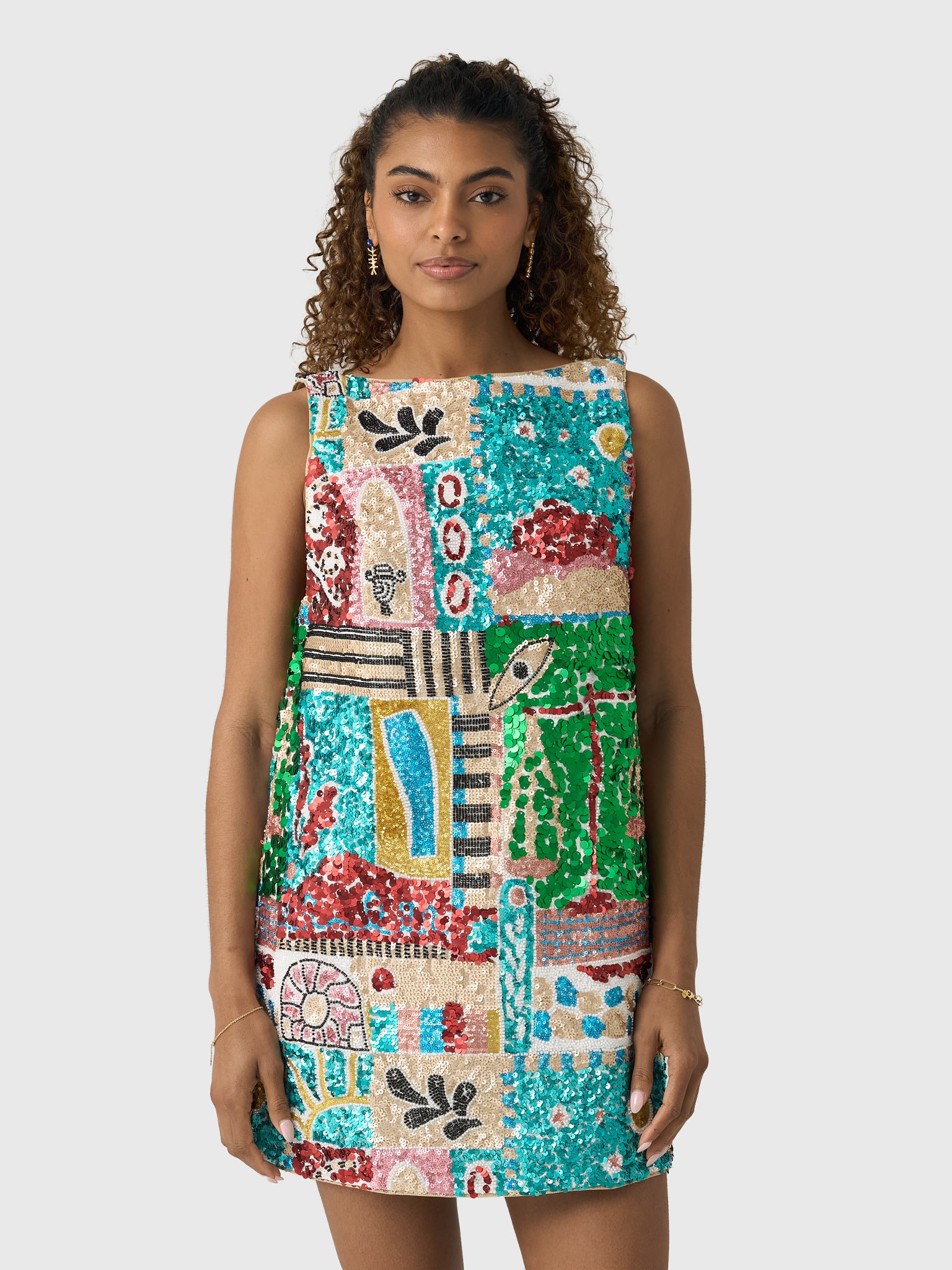 jazz mini dress Alemais Women's Jazz Embellished Mini Dress