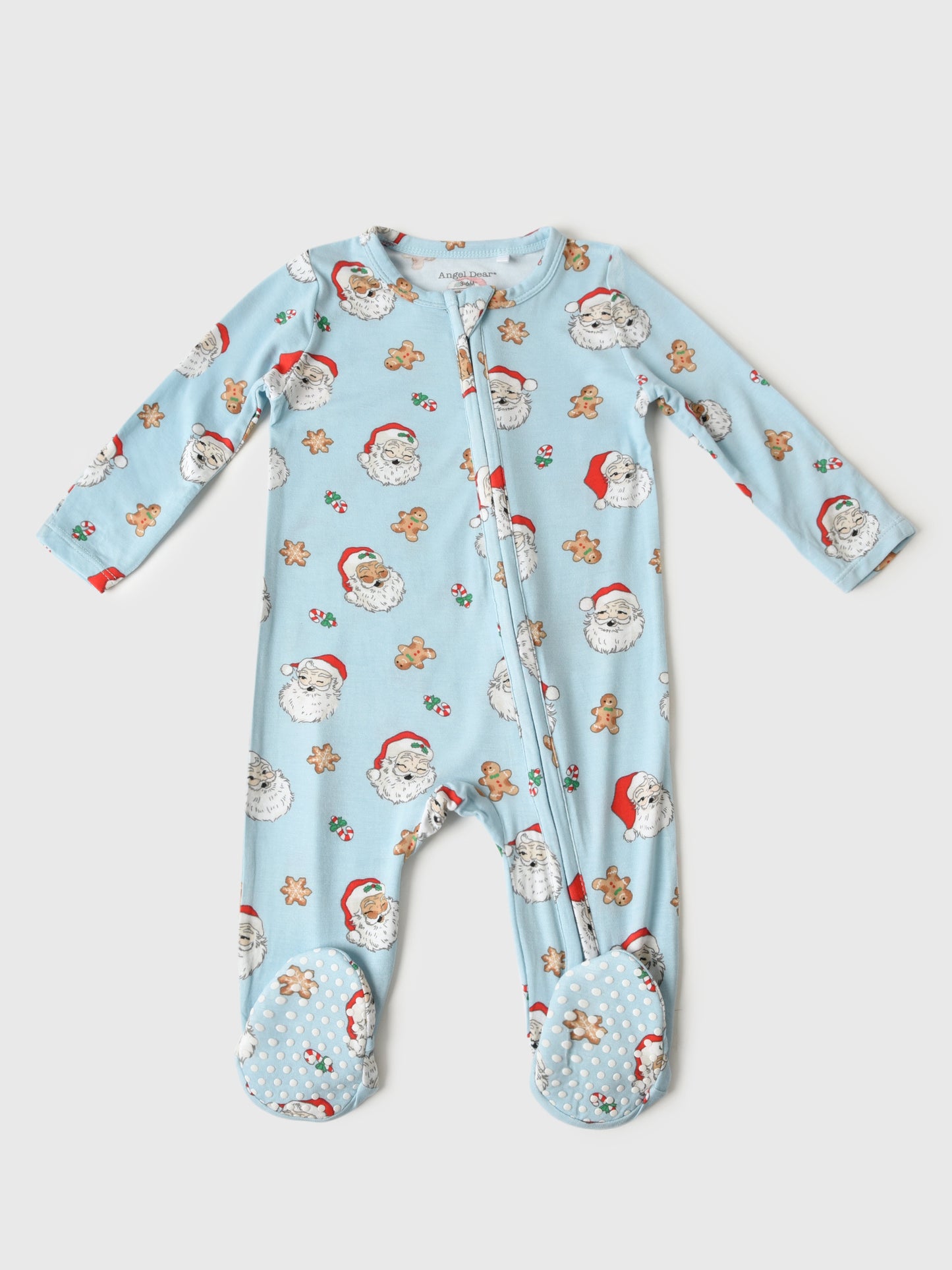 Angel Dear Baby 2-Way Zipper Footie - Saint Bernard
