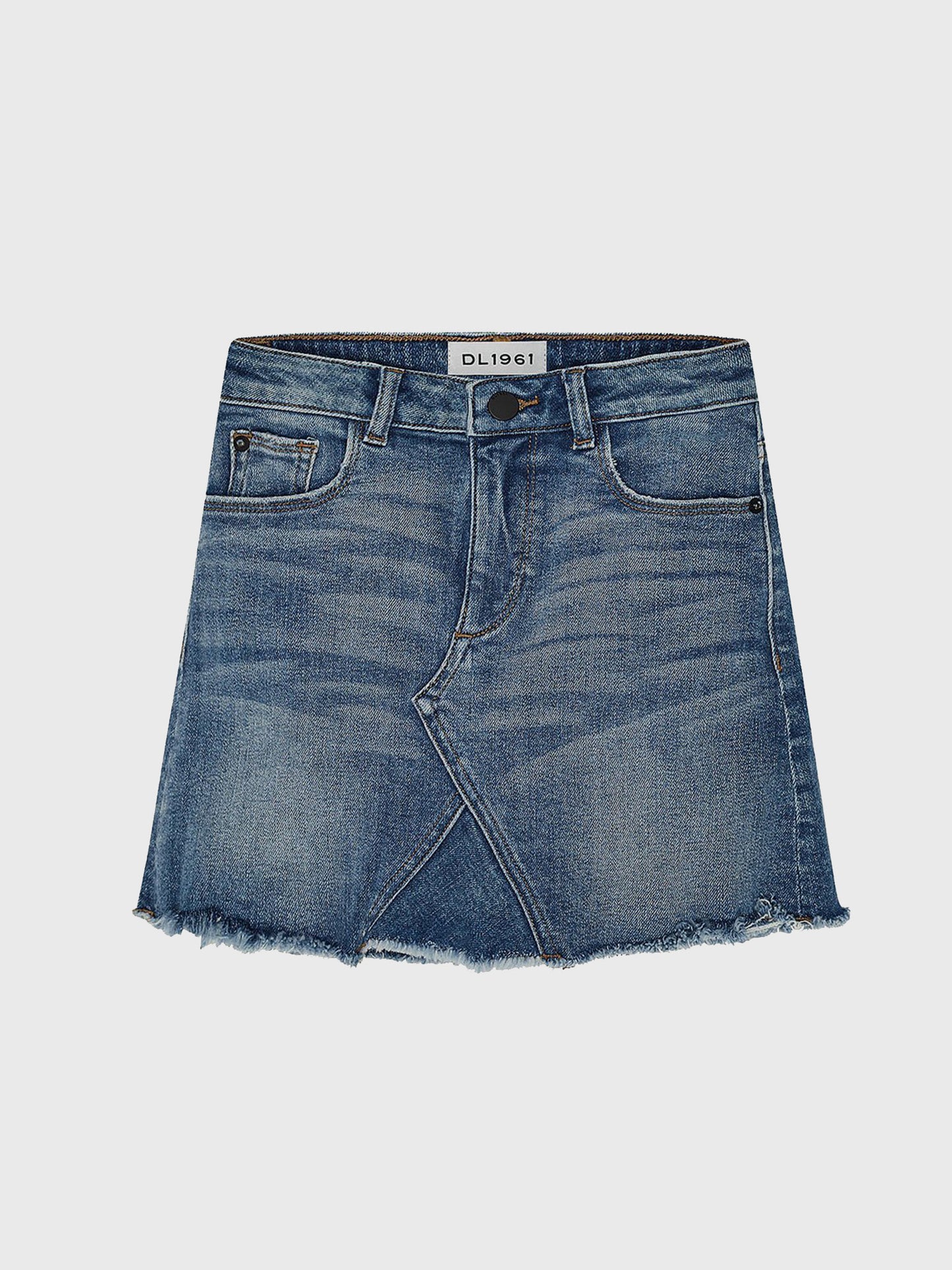 DL1961 Toddler Girls' Jenny Mini Skirt - Saint Bernard