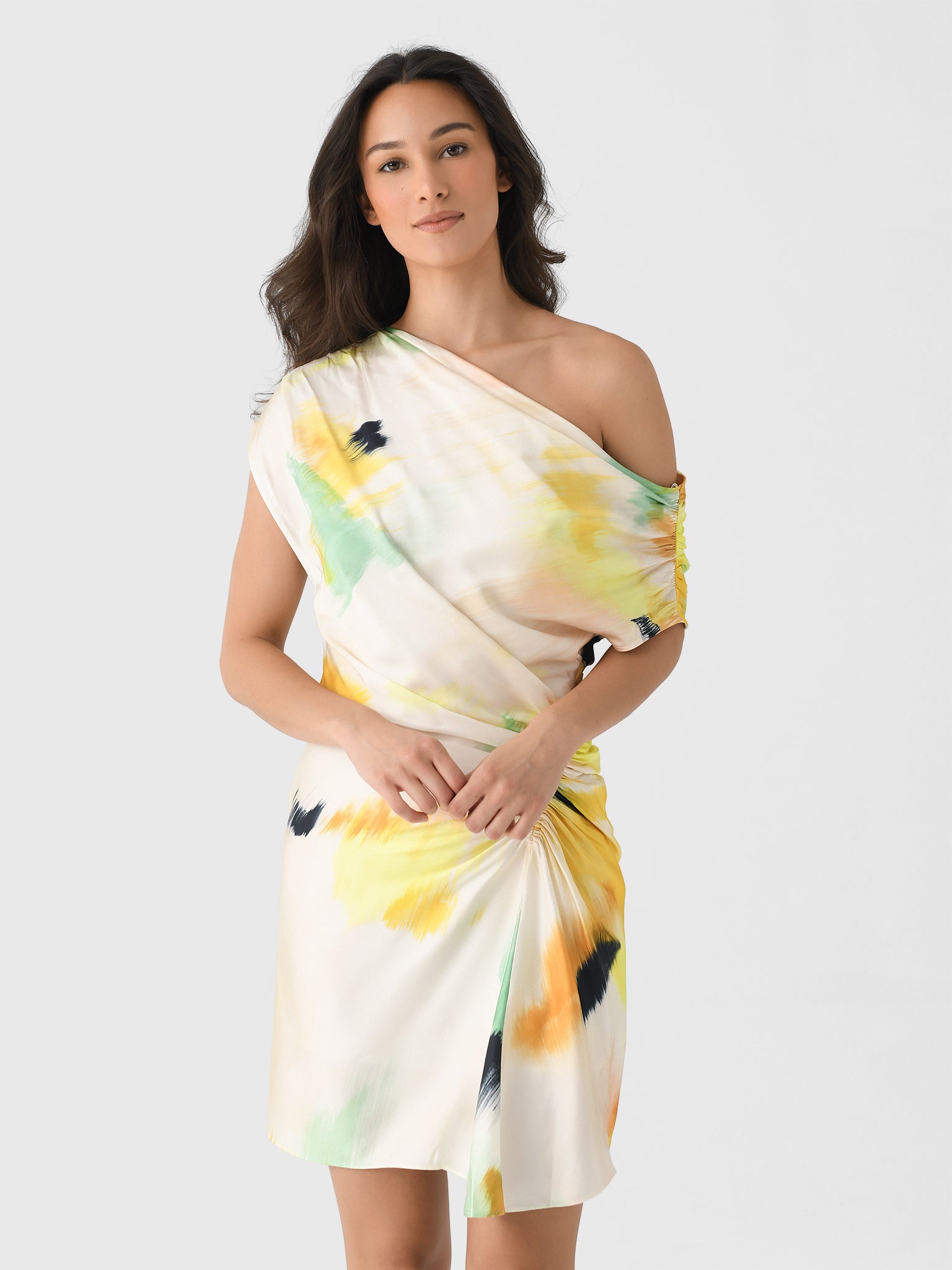 ALC Women's Poppy Satin Mini Dress  Saint Bernard