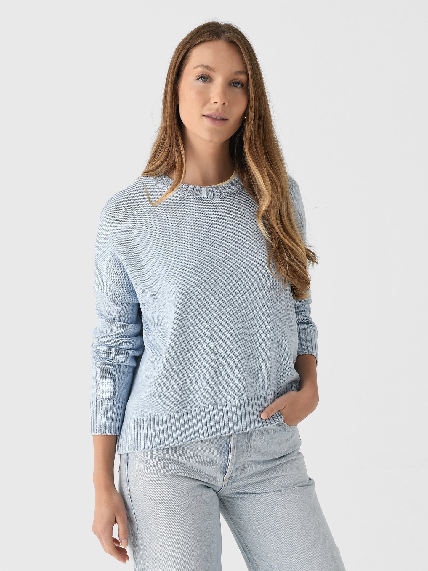 Organic John Patrick Women's Wide Pullover - Saint Bernard